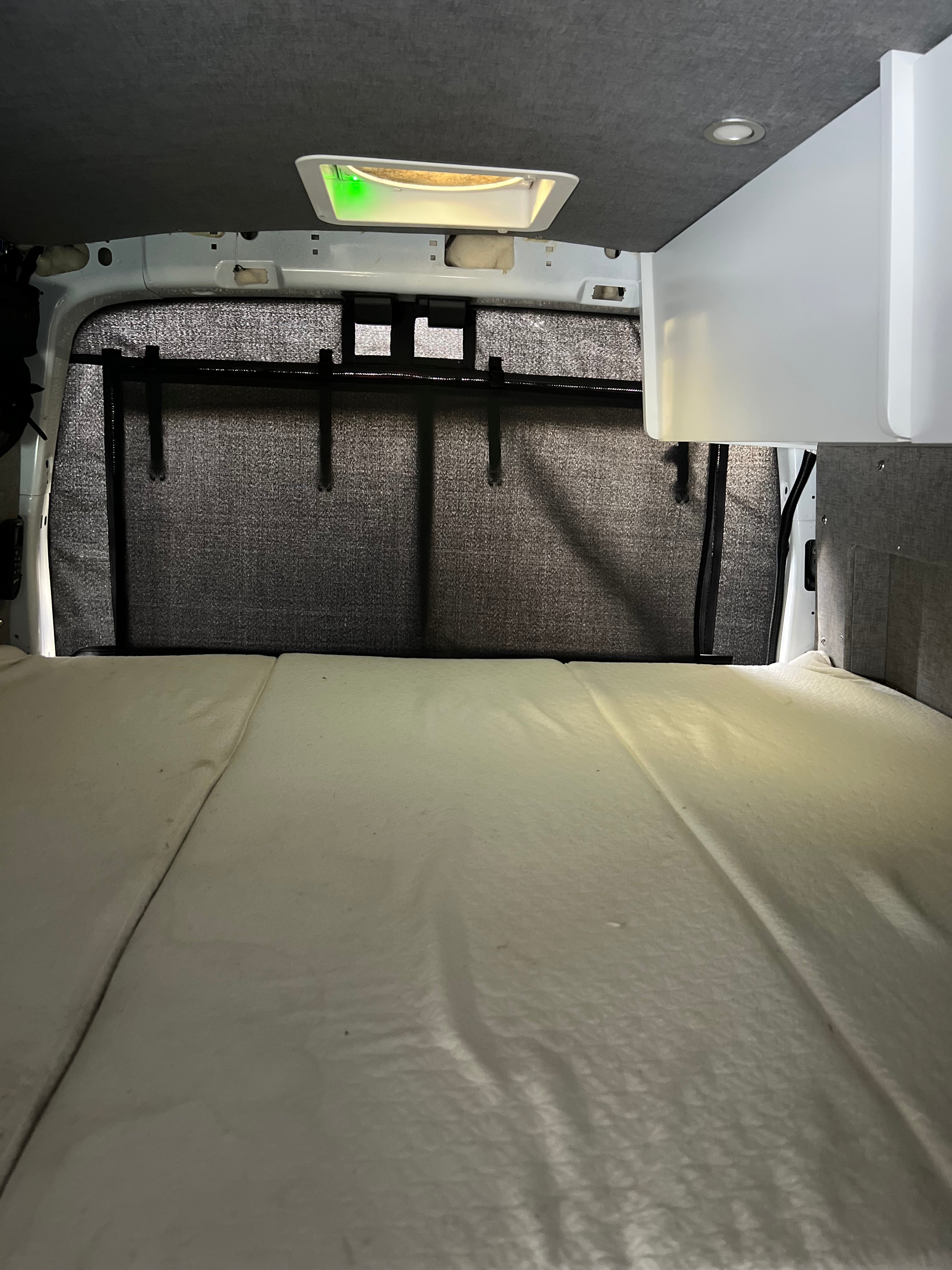 The Bug Wall Sprinter Rear Garage Screen - Four-Season Access