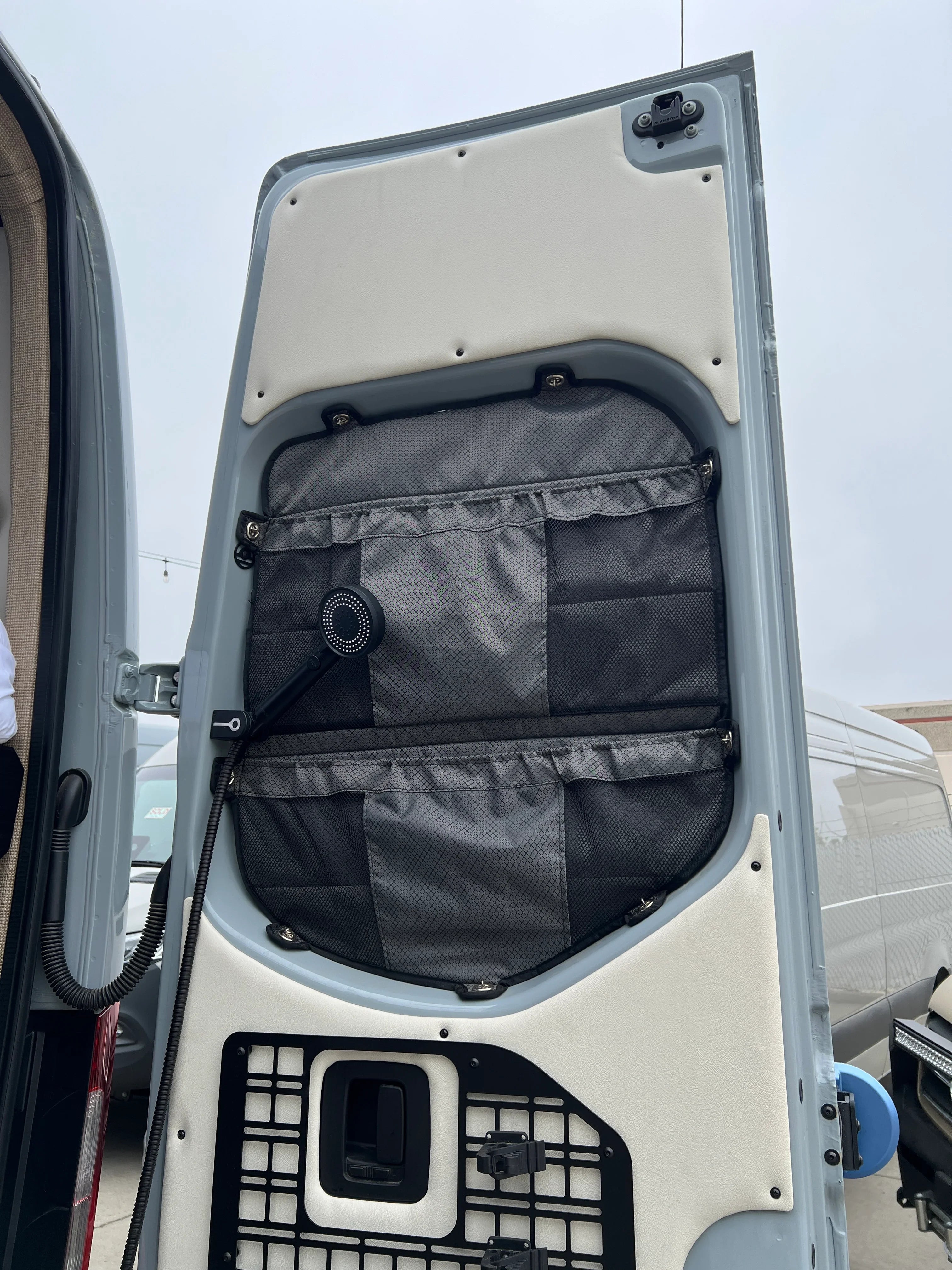 SANDY VANS SPRINTER REAR WINDOW STORAGE STUFF BAGS