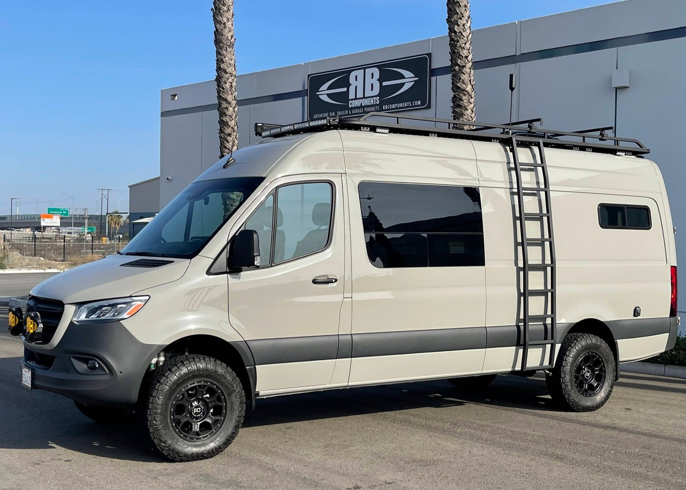 RB COMPONENTS SPRINTER CONTOURED SIDE LADDER (STANDARD & FENDER FIT)
