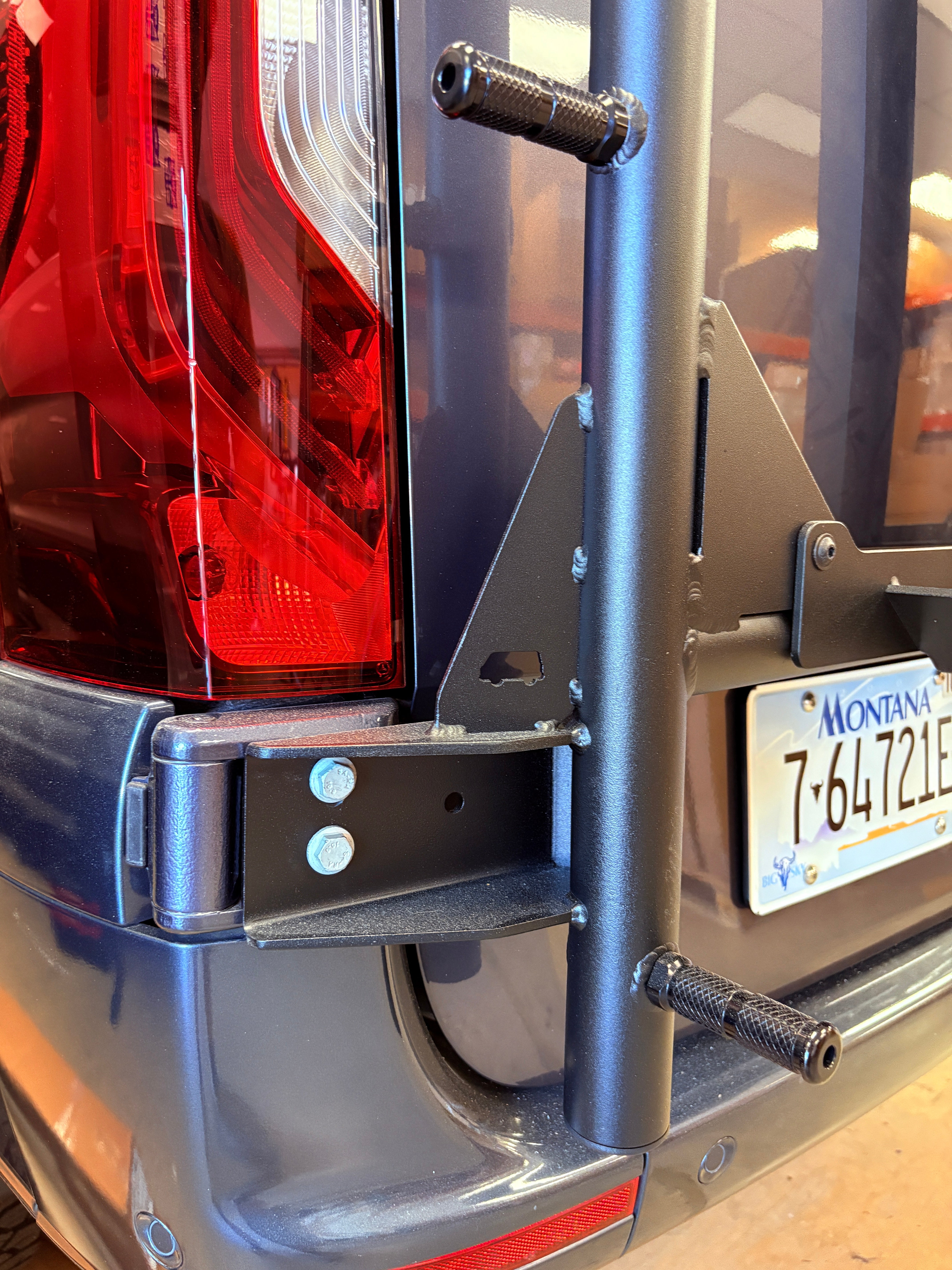 ROVER VANS SPRINTER REAR DOOR LADDER & TIRE CARRIER (2019+) - 2025 EDITION