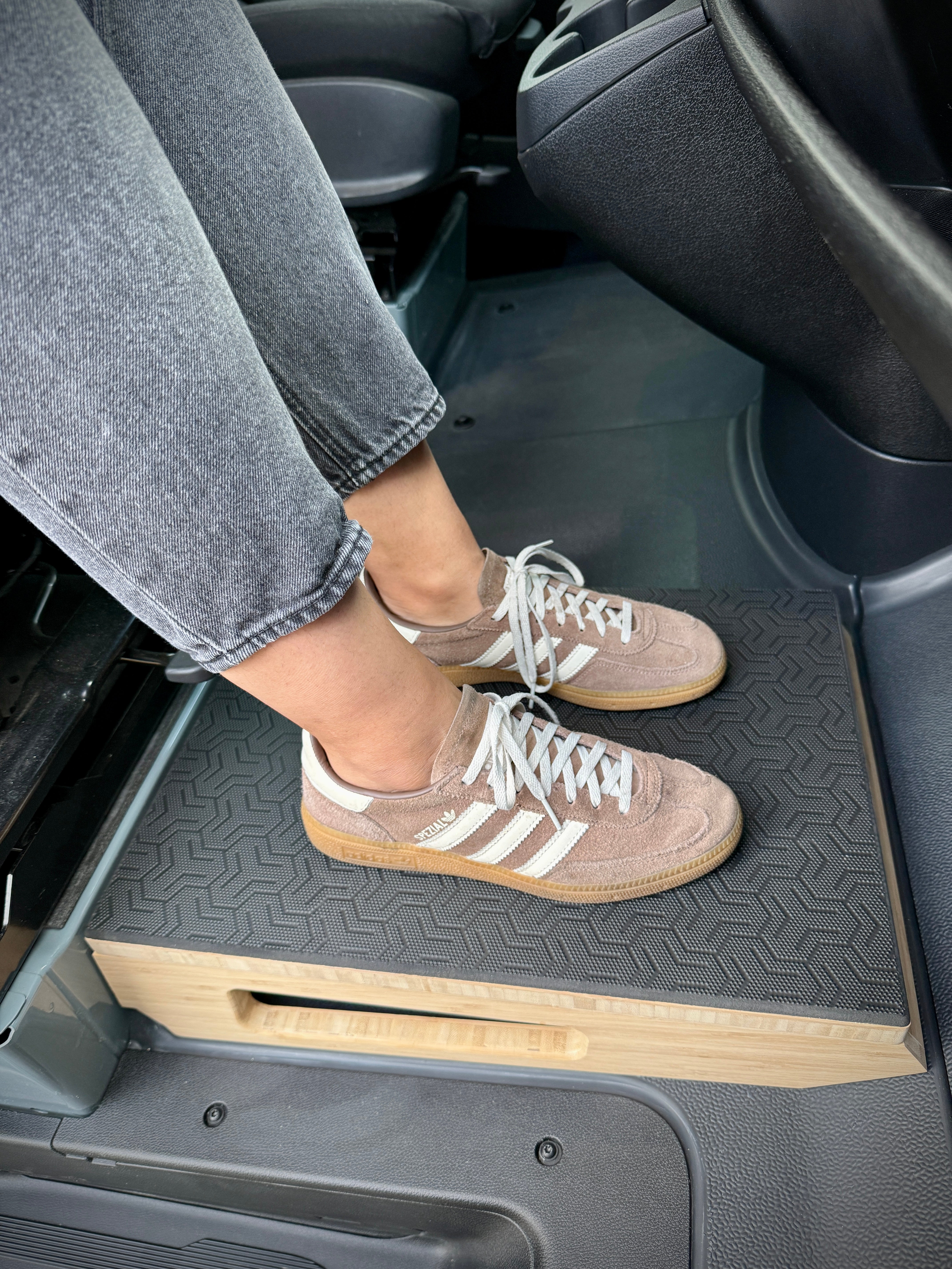 Weekender Outdoors Passenger Footrest + Hidden Storage for Sprinter Vans (2006-Present)