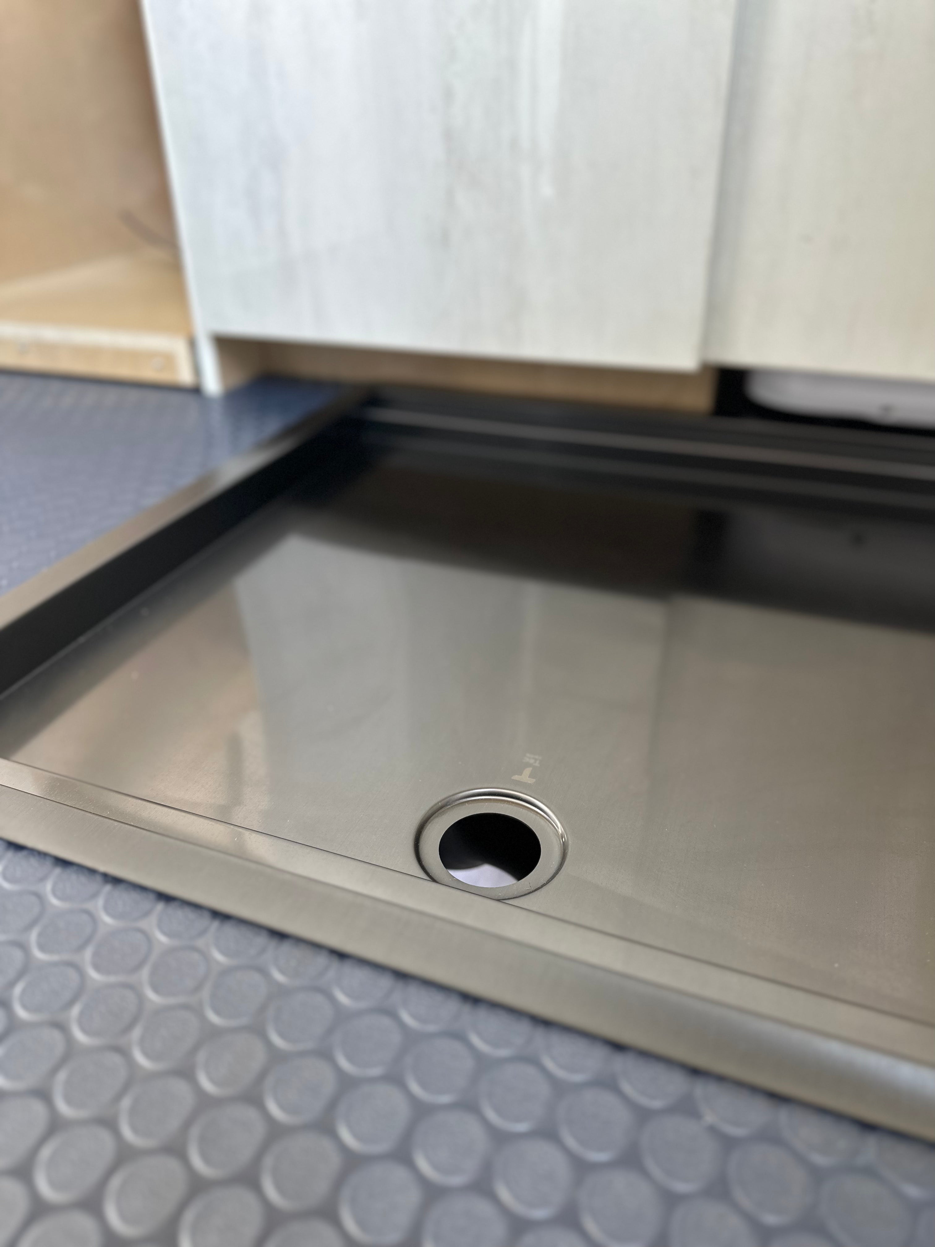 Tec Vanlife Low-Profile Shower Pan - Recessed Floor