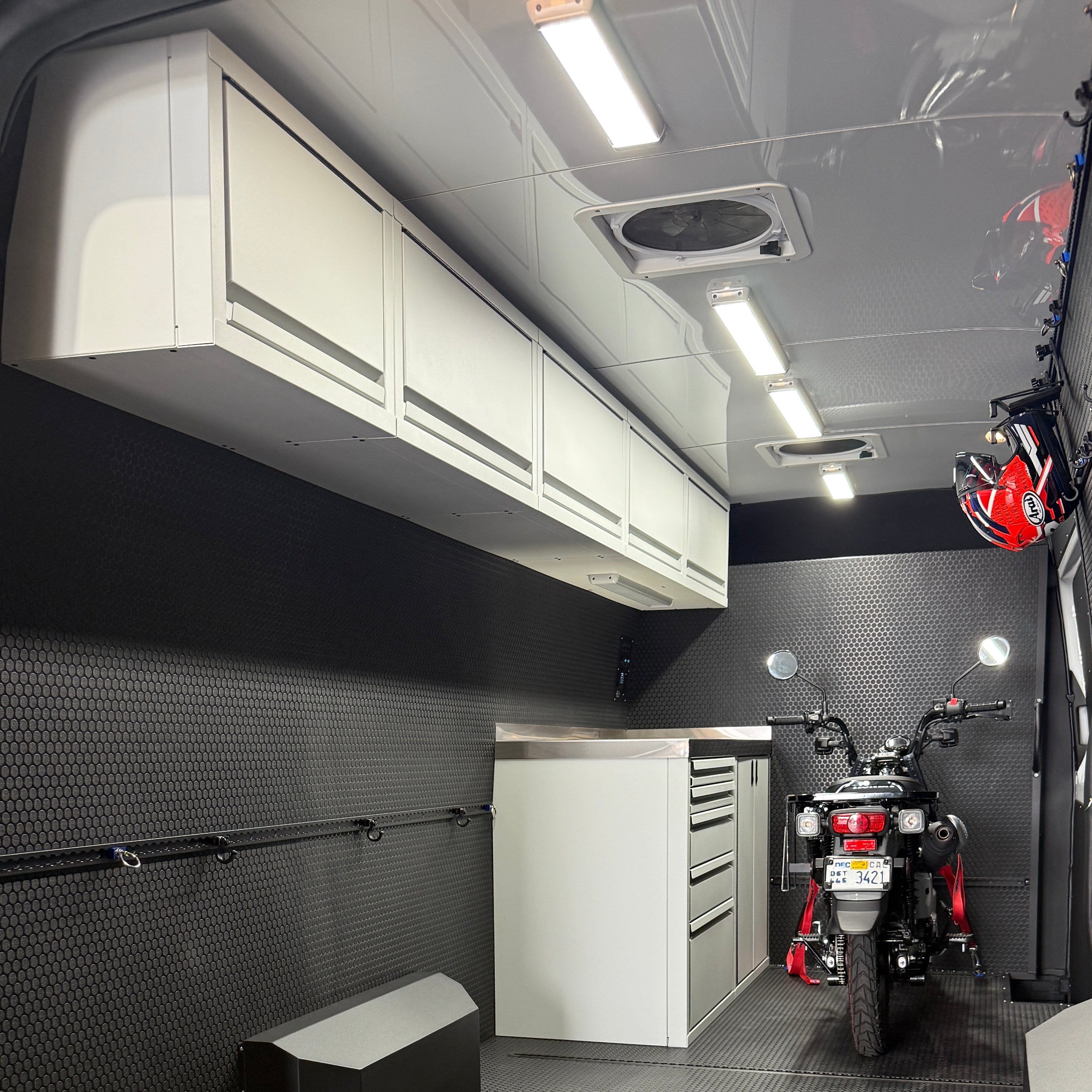 RB Components Sprinter Overhead Cabinet 24 x 16 x 14 - Aluminum