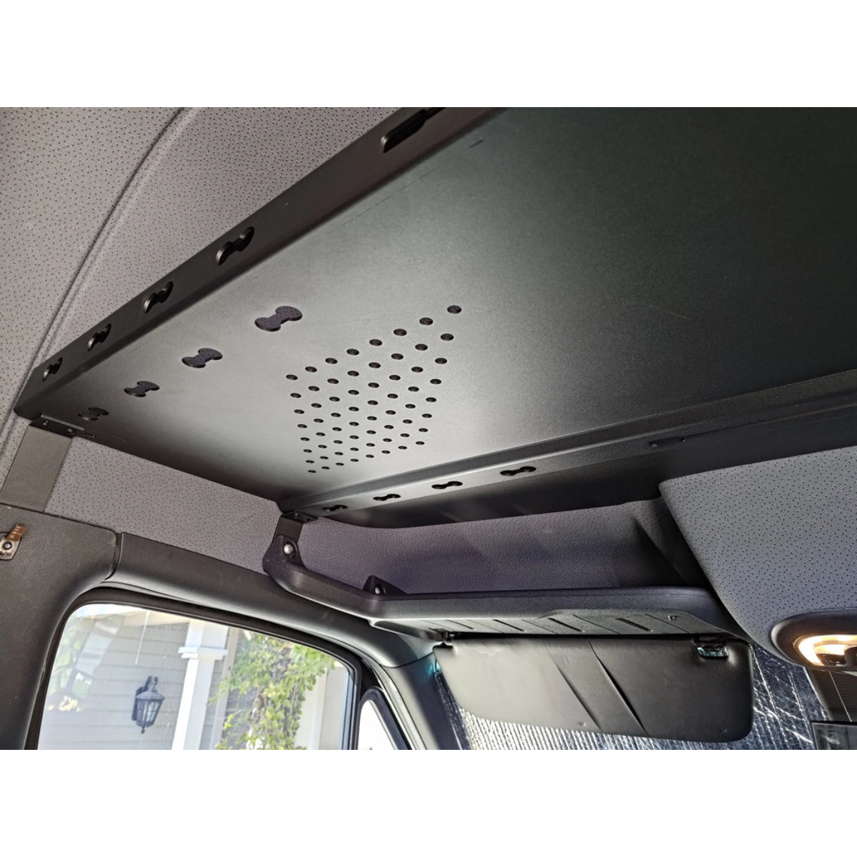 Rigwell Made Sprinter L-Track Headliner Shelf - Gear-Ready Storage
