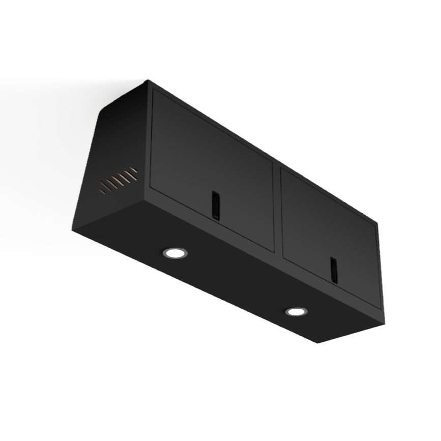 SERG SUPPLY LOW-PROFILE SQUARED OVERHEAD VAN CABINET