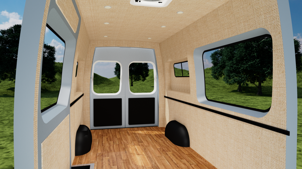 Alpine Van Works Transit 148 Extended Panel Kit - Insulated Finish