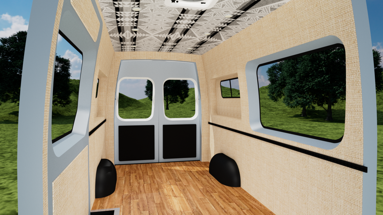 Alpine Van Works Transit 148 Extended Panel Kit - Insulated Finish