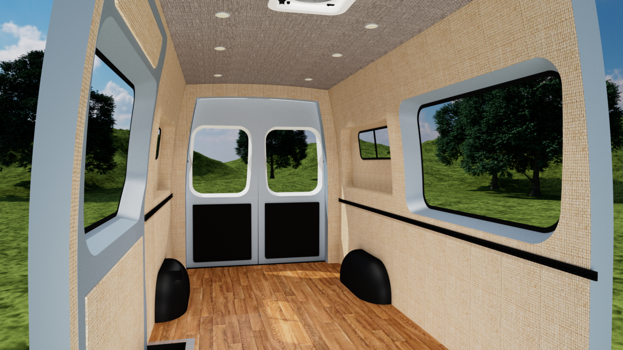 Alpine Van Works Transit 148 Extended Panel Kit - Insulated Finish
