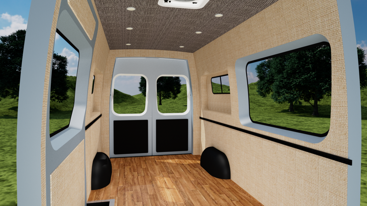 Alpine Van Works Transit 148 Extended Panel Kit - Insulated Finish