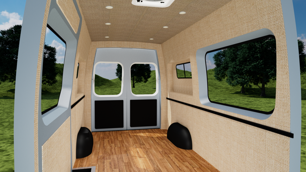Alpine Van Works Transit 148 Extended Panel Kit - Insulated Finish