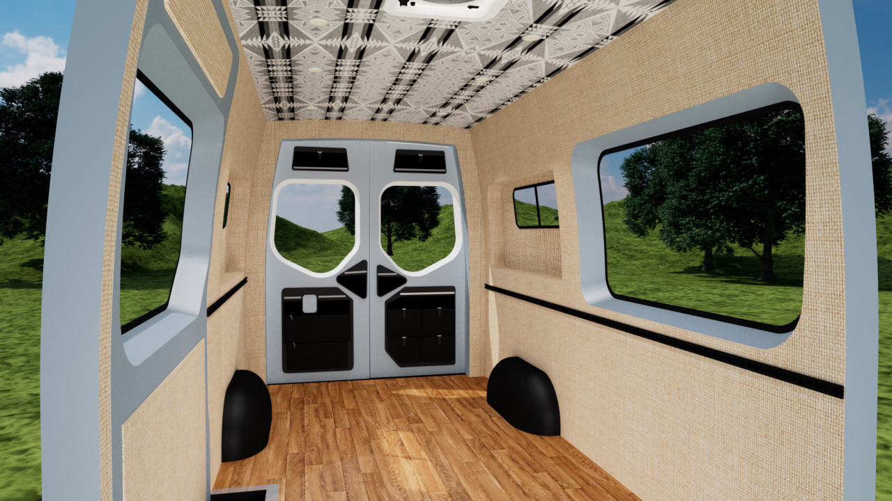 Alpine Van Works Sprinter 144 Low Roof Panel Kit - Insulated Finish