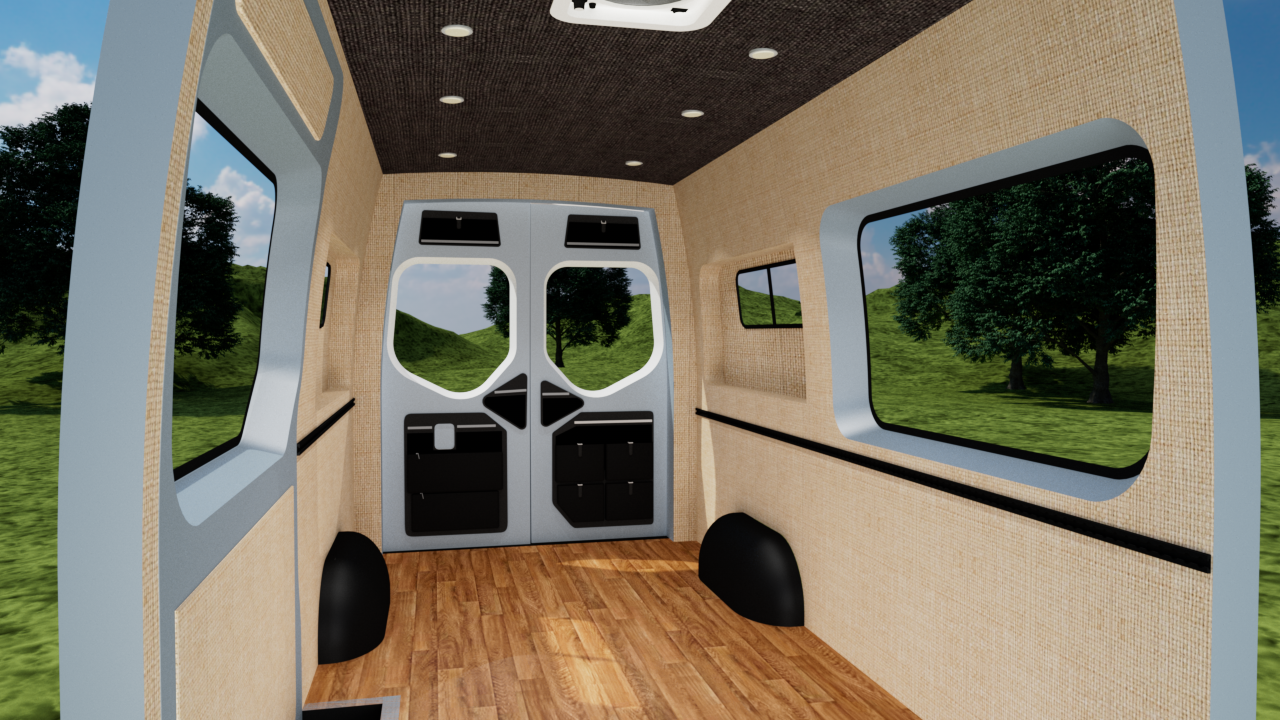 Alpine Van Works Sprinter 144 Low Roof Panel Kit - Insulated Finish