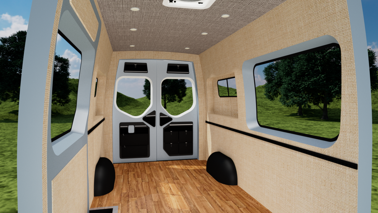 Alpine Van Works Sprinter 144 Low Roof Panel Kit - Insulated Finish