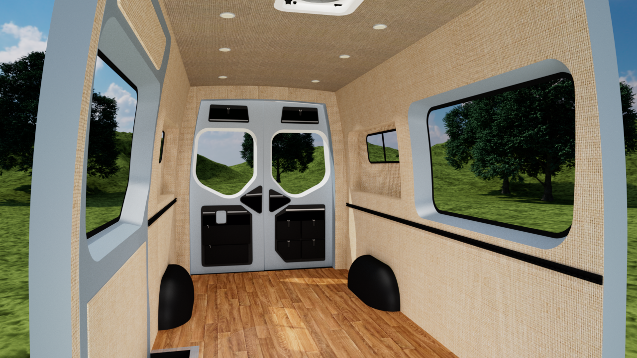 Alpine Van Works Sprinter 144 Low Roof Panel Kit - Insulated Finish