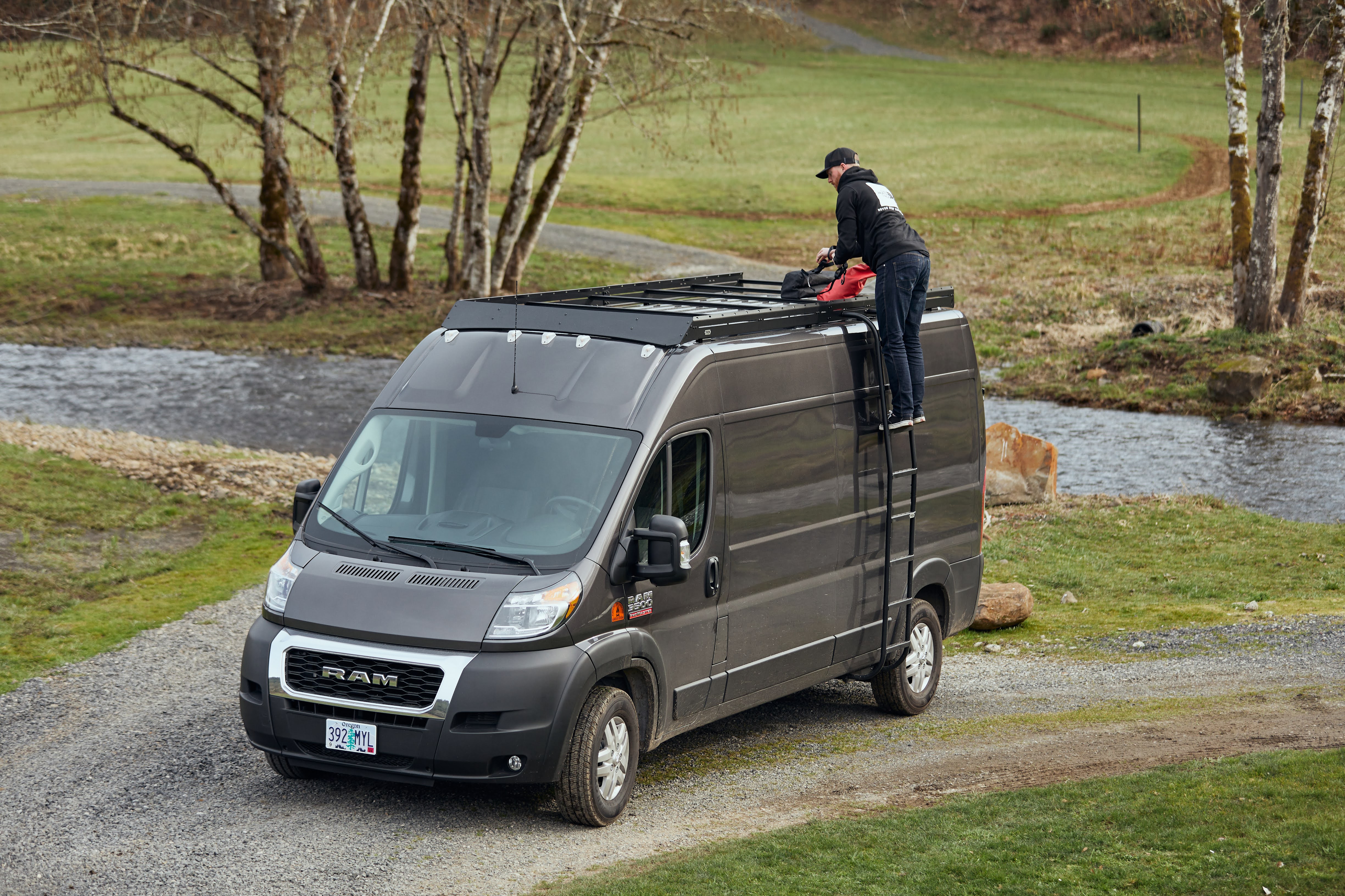 Flatline Van Co. Ram ProMaster ProMaster Van Low Pro Roof Rack , 159" High Roof - Roof Rack Upgrade