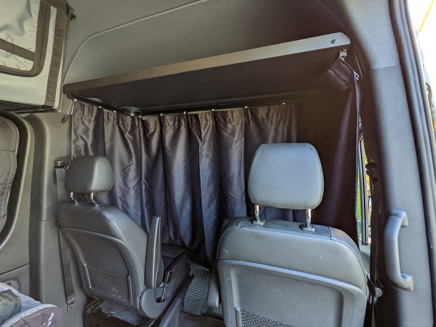 SPRINTER HEADLINER SHELF INCLUDES CURTAIN ROD AND LINER 2019+