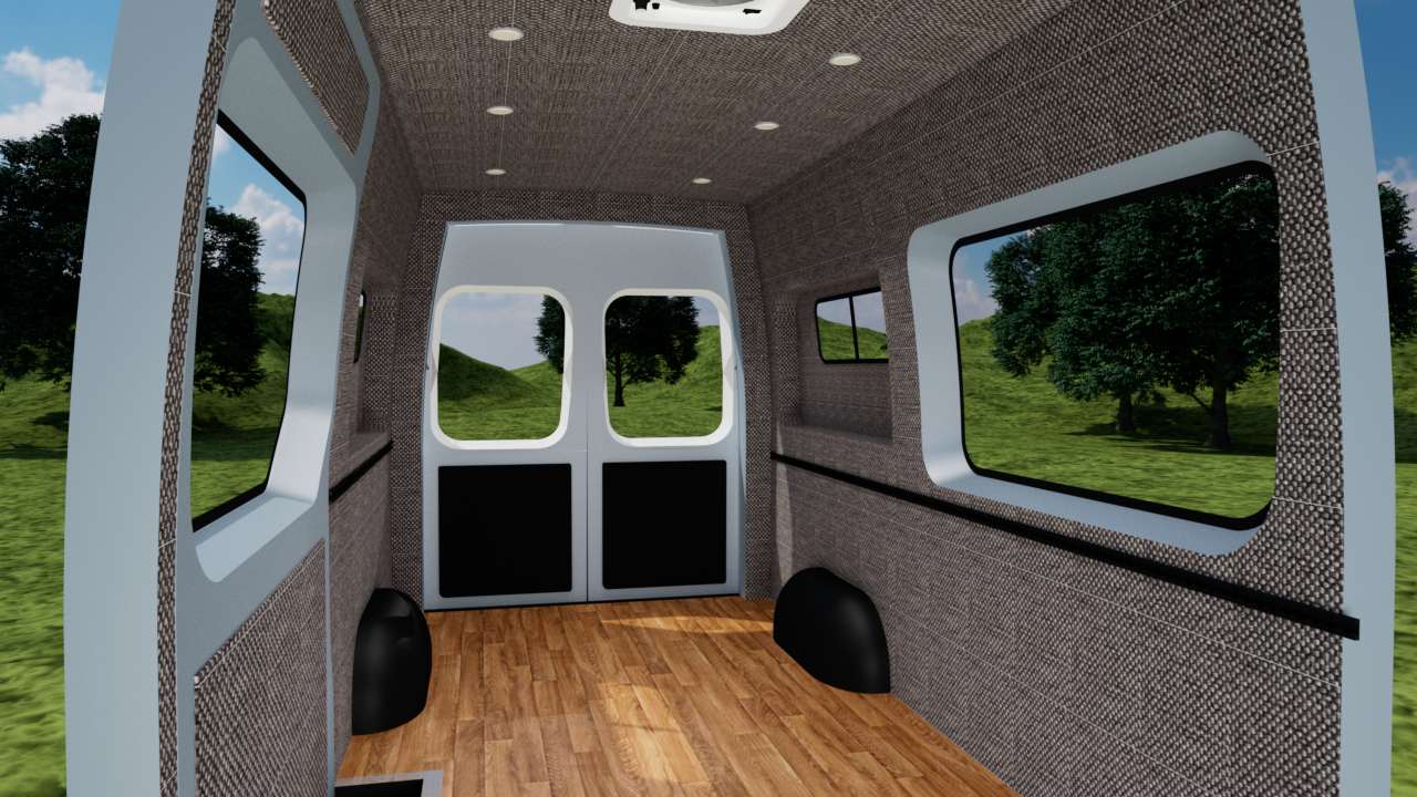 Alpine Van Works Transit 148 Extended Panel Kit - Insulated Finish