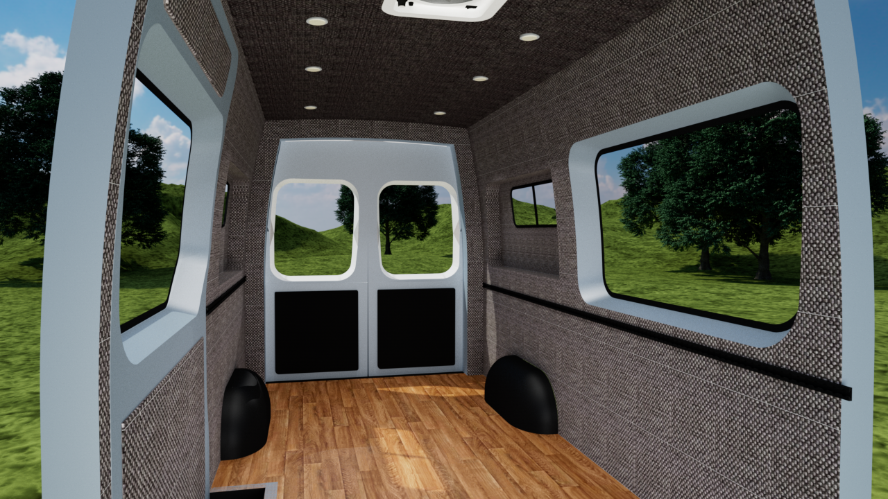 Alpine Van Works Transit 148 Extended Panel Kit - Insulated Finish