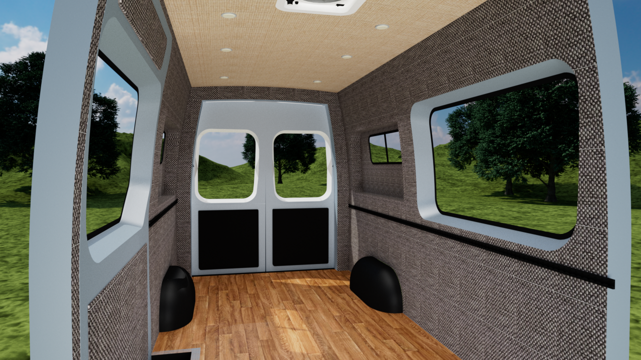 Alpine Van Works Transit 148 Extended Panel Kit - Insulated Finish