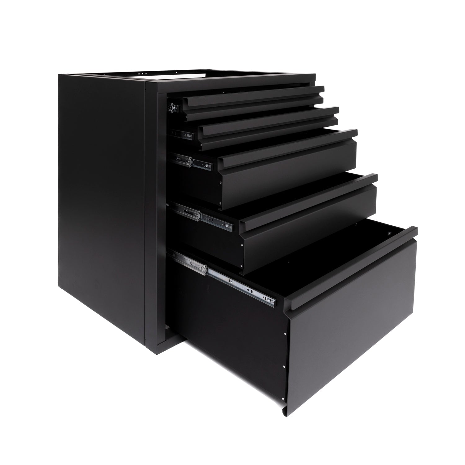 RB Components 32-Inch Drawer Cabinet - Five-Drawer Storage