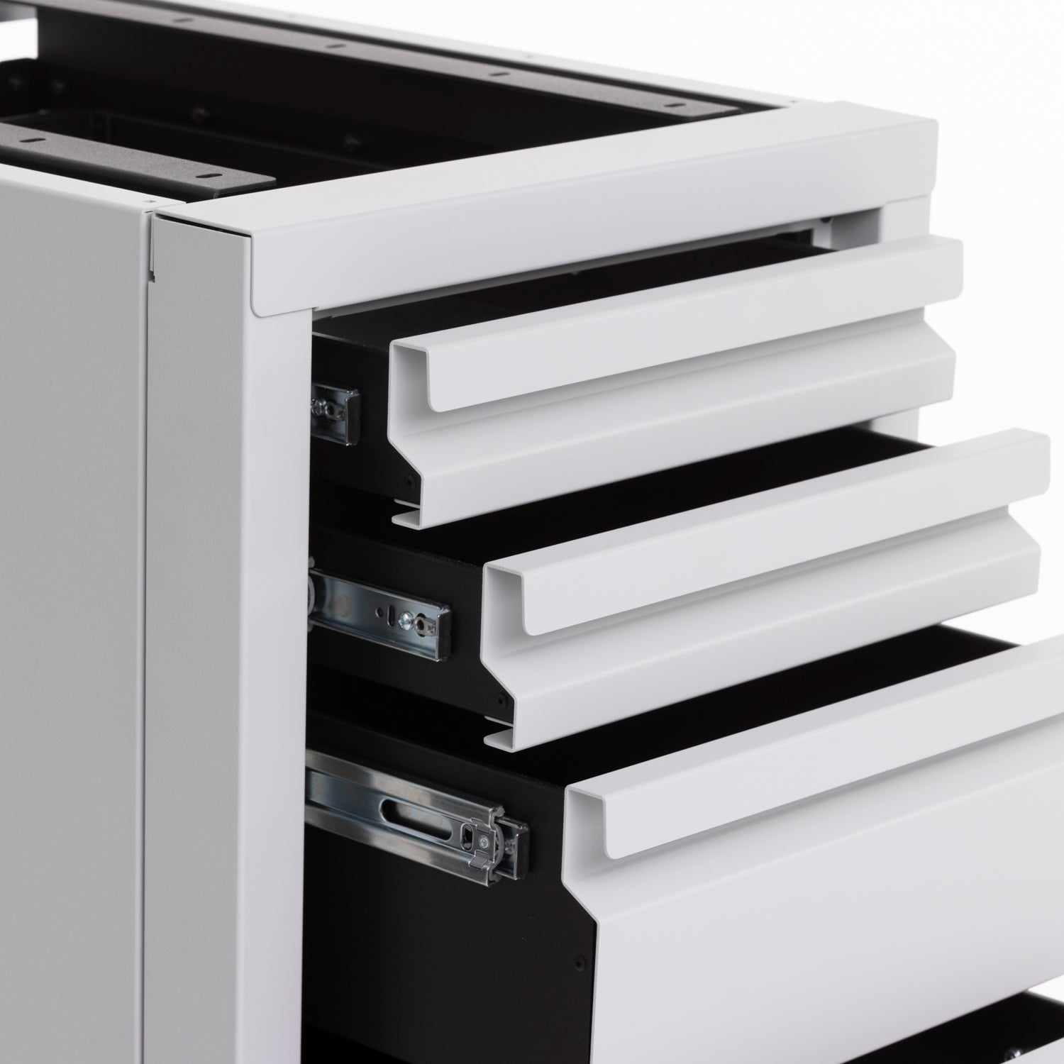 RB Components 18-Inch Drawer Cabinet - Five-Drawer Storage