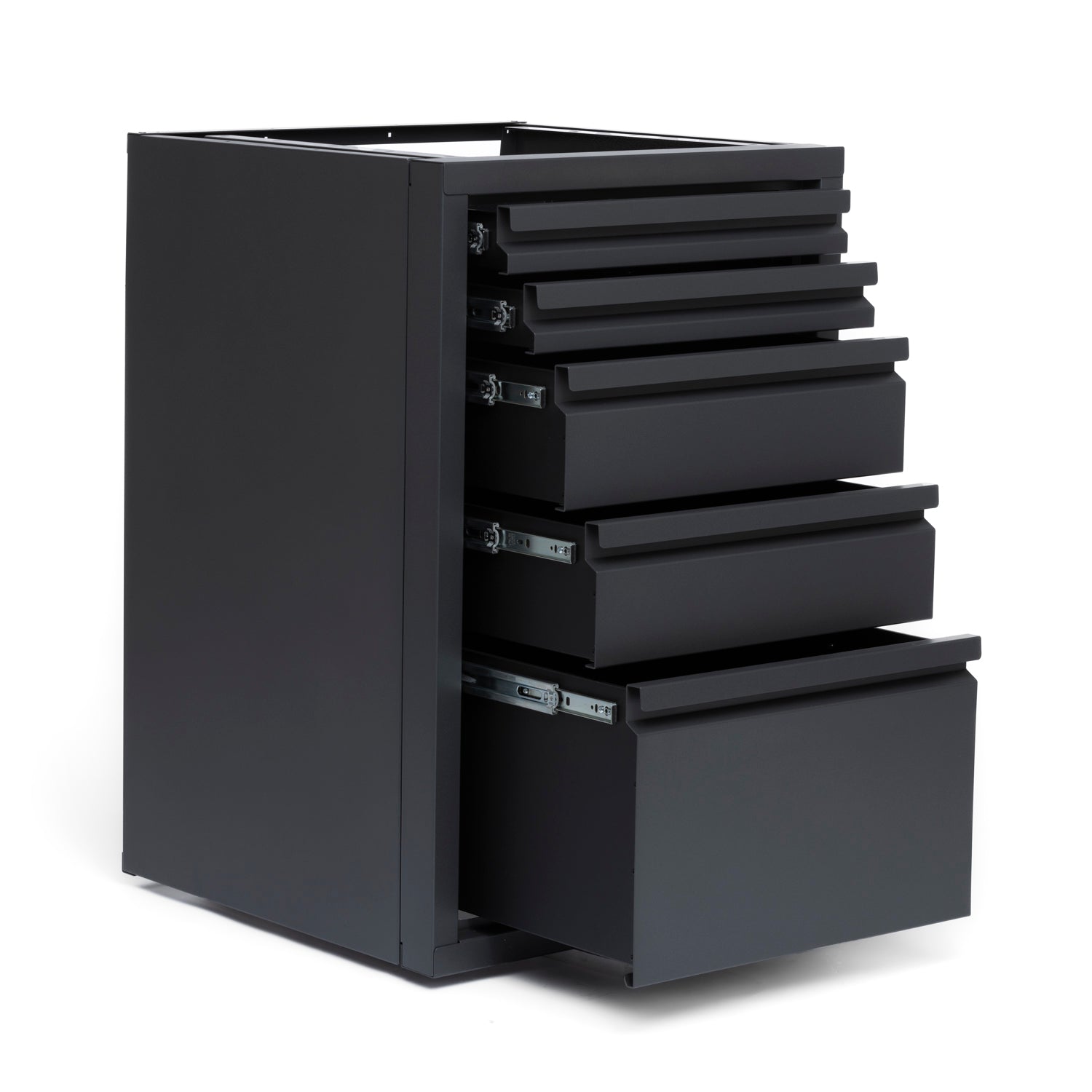 RB Components 24-Inch Drawer Cabinet - Five-Drawer Storage