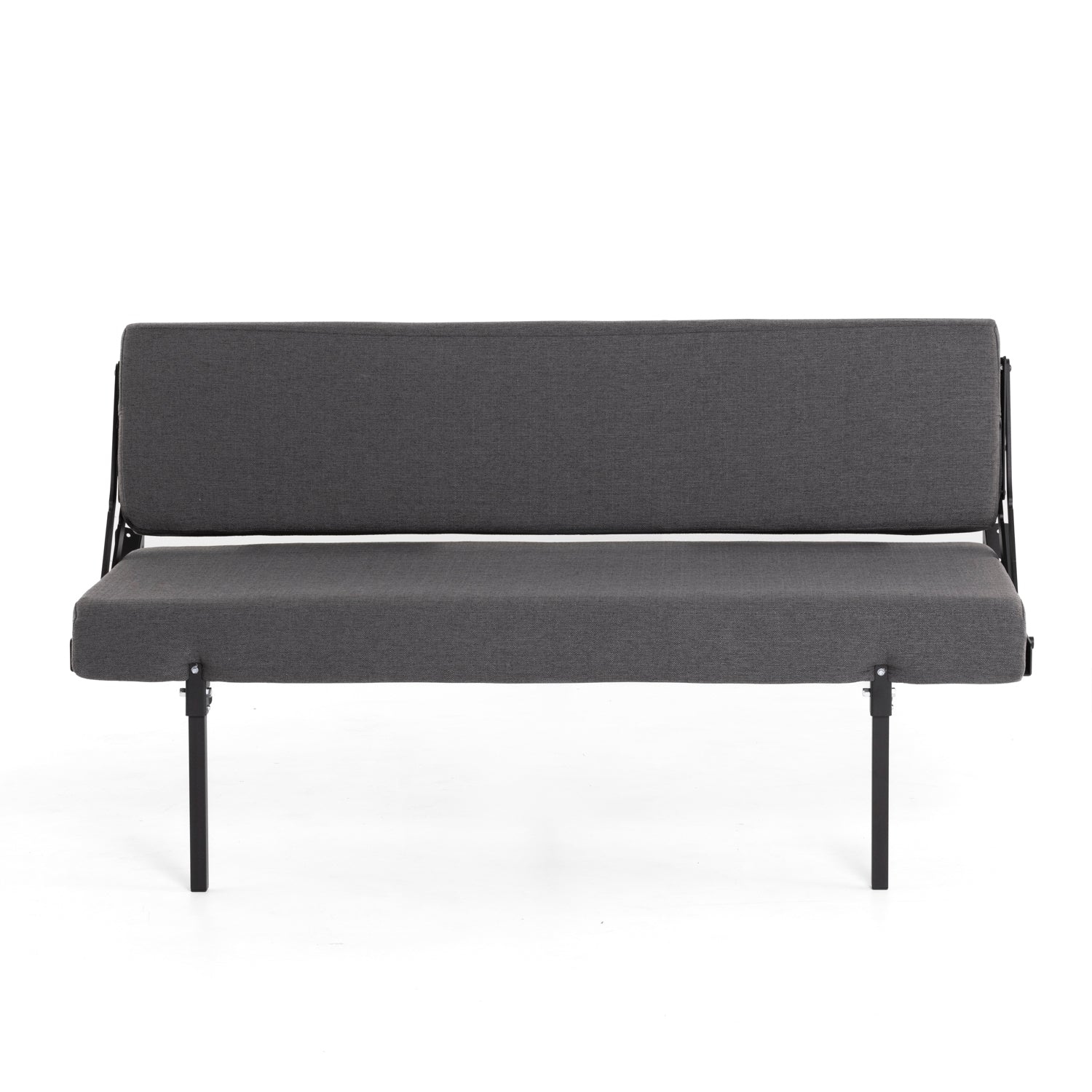 RB Components 58-Inch Sofa Sleeper - Charcoal Cloth