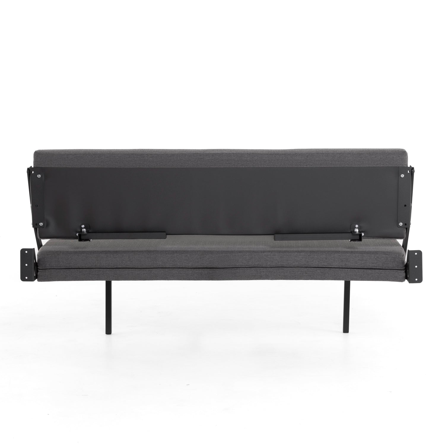 RB Components 58-Inch Sofa Sleeper - Charcoal Cloth