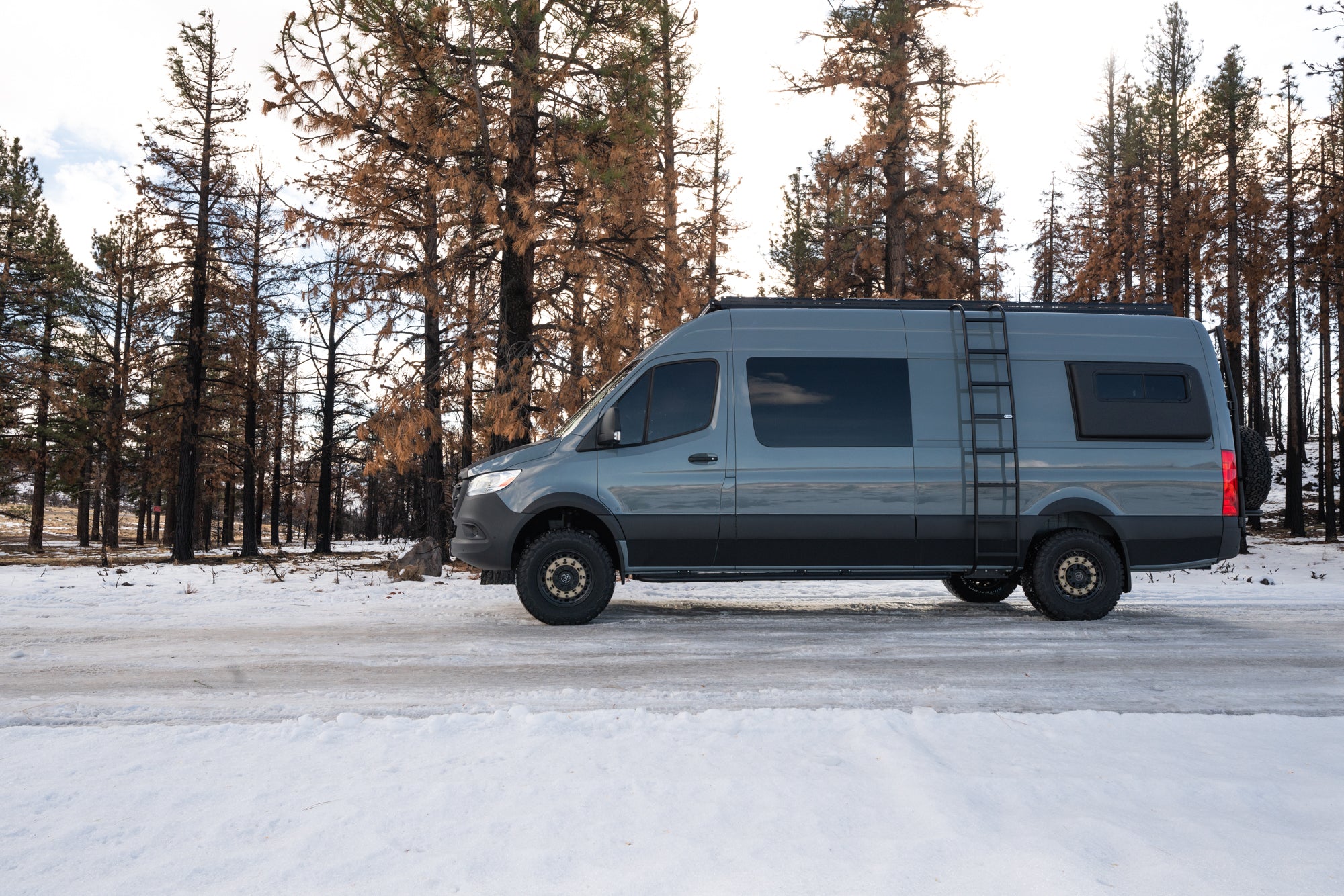 Flatline Van Co. Mercedes Sprinter Sprinter Van Low Pro Roof Rack , 170" Wheelbase - Roof Rack Upgrade