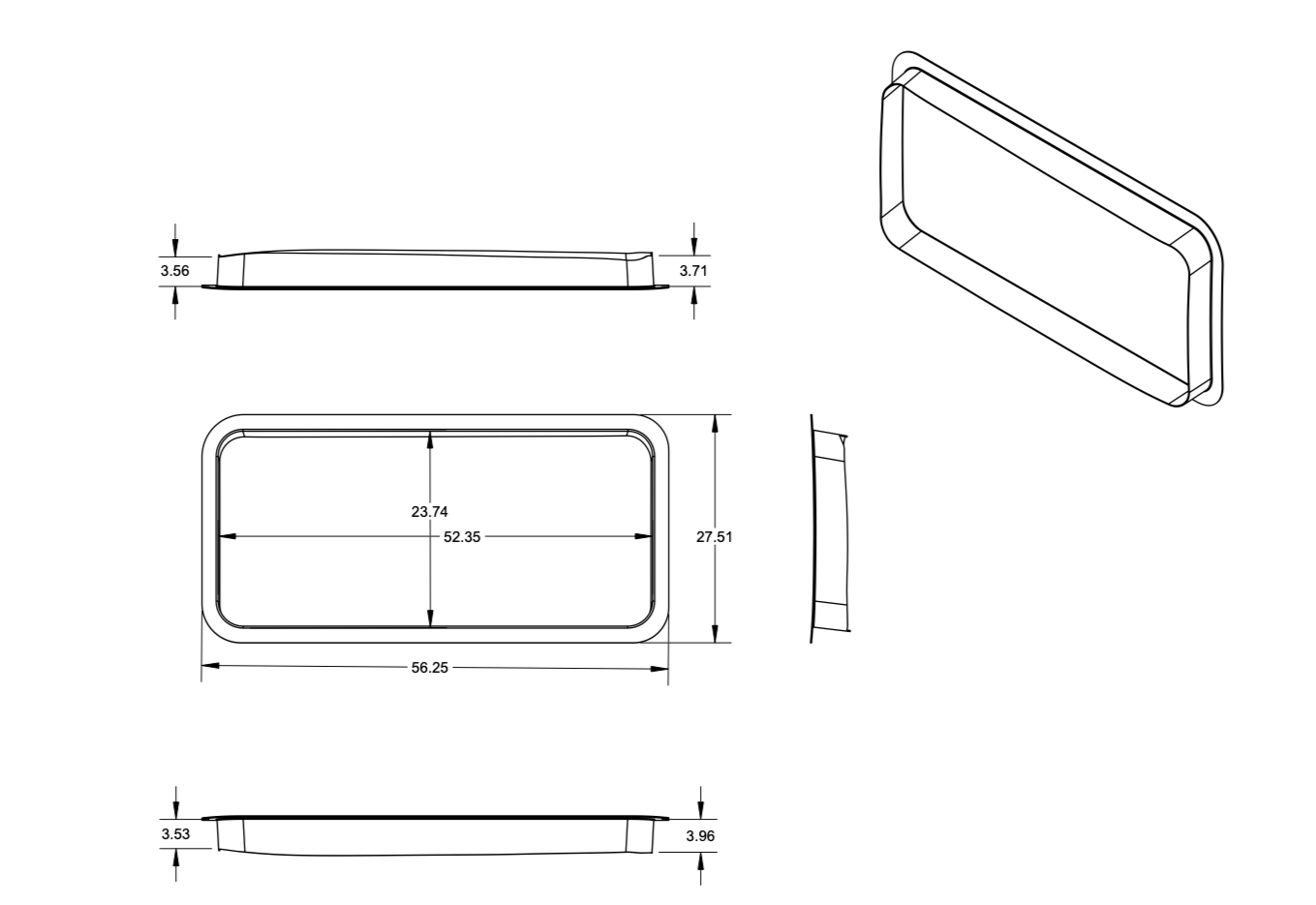 GO CODE UNIVERSAL VAN CAPSULE TRIM RINGS