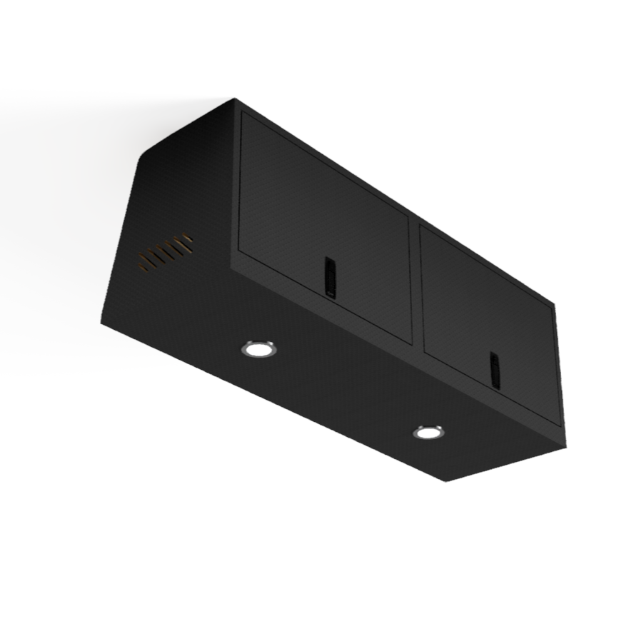 SERG SUPPLY SQUARED OVERHEAD VAN CABINET
