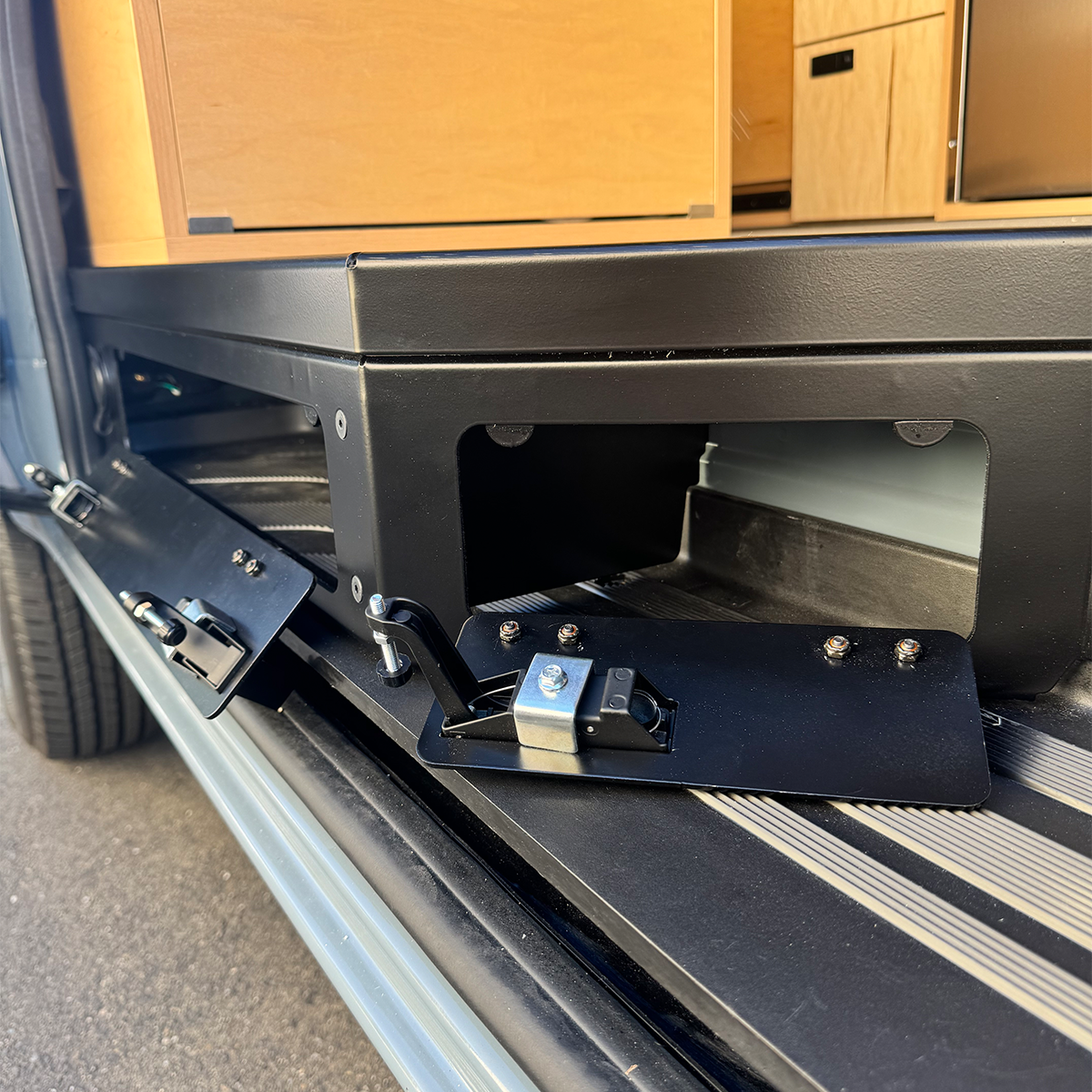 Rigwell Made Sprinter Stow Step - Storage and Power