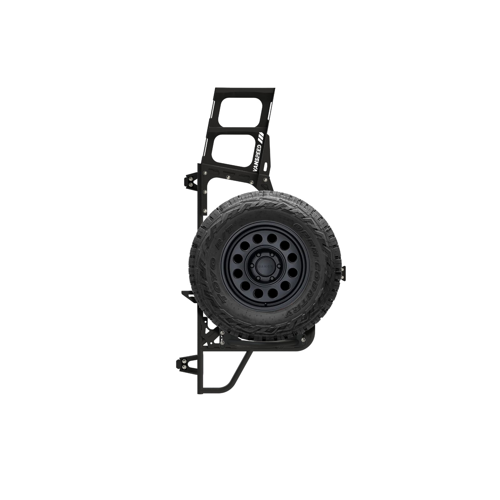 VANSPEED SPRINTER REAR DOOR LADDER & TIRE CARRIER (2019+)
