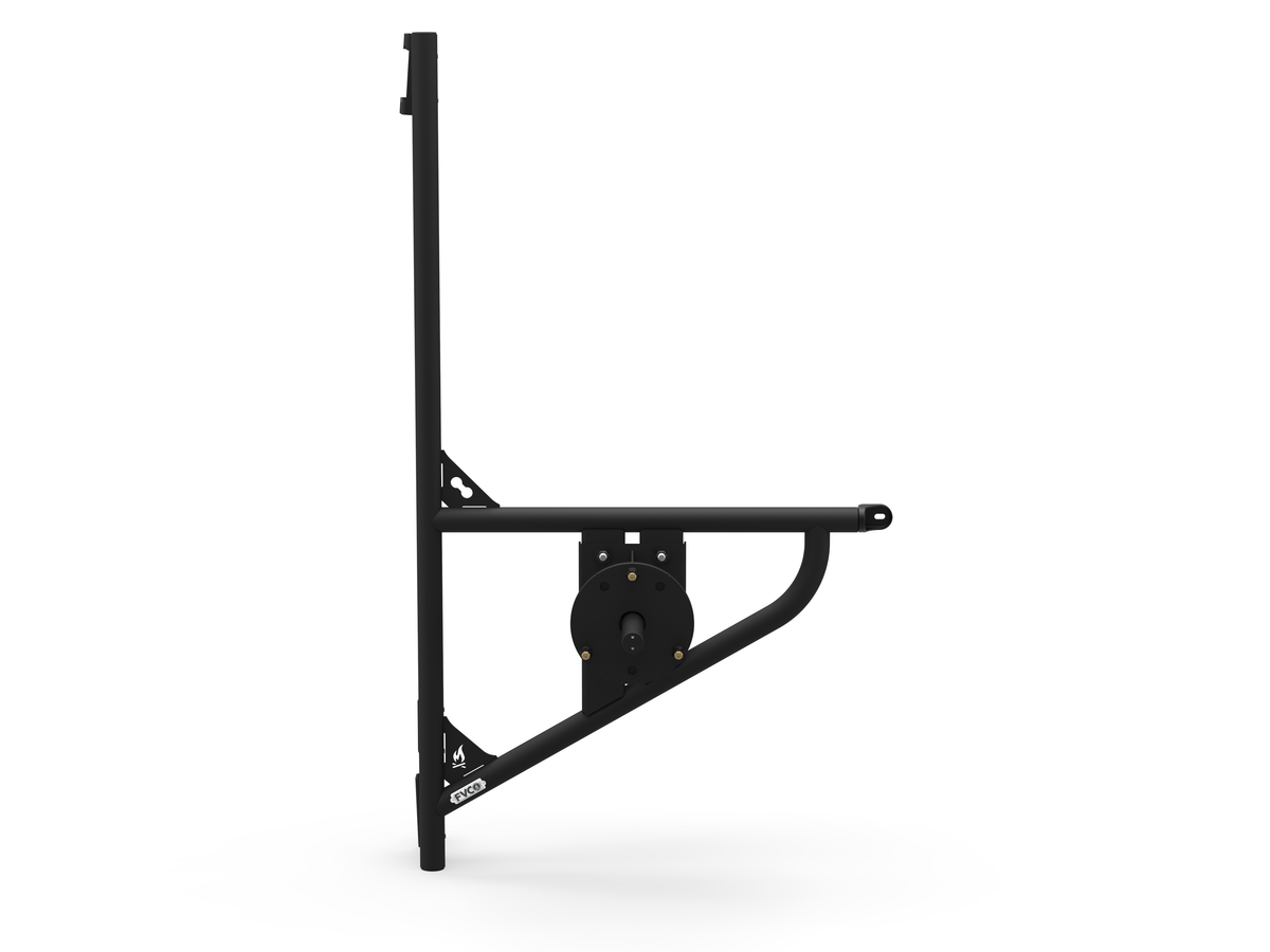 Flatline Van Co. Ford Transit Transit Rear Tire Carrier - Long Weel Bracket - Rear Door Utility