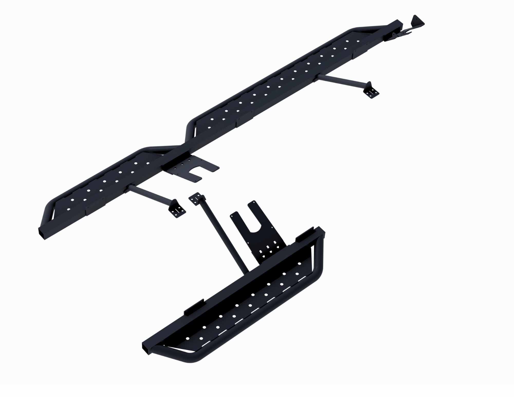 WHITE TOP ADVENTURES SPRINTER SIDE STEPS & HIGH-TRACTION RUNNING BOARDS