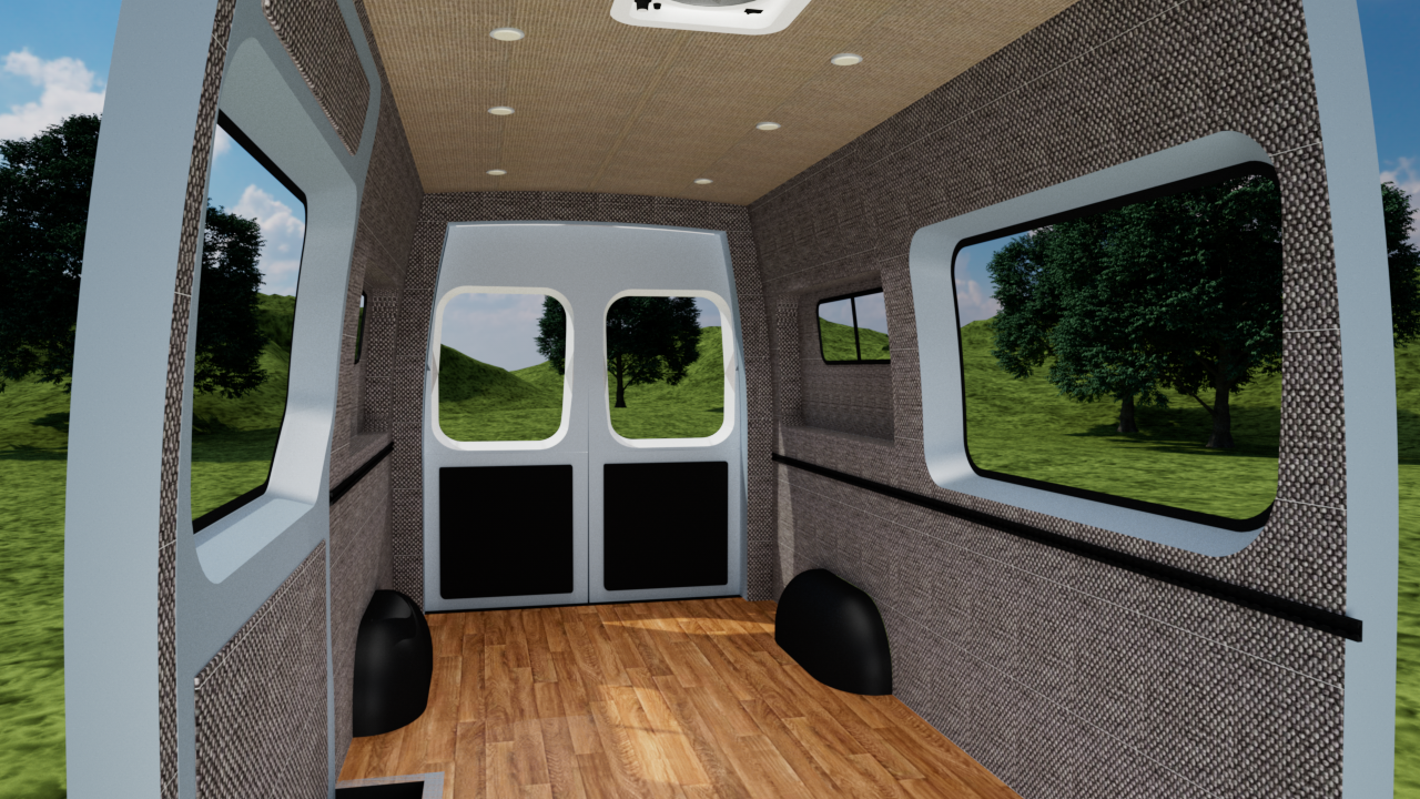 Alpine Van Works Transit 148 Extended Panel Kit - Insulated Finish
