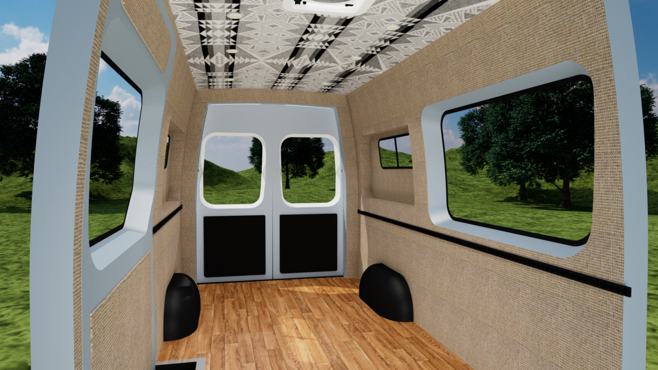 Alpine Van Works Transit 148 Extended Panel Kit - Insulated Finish
