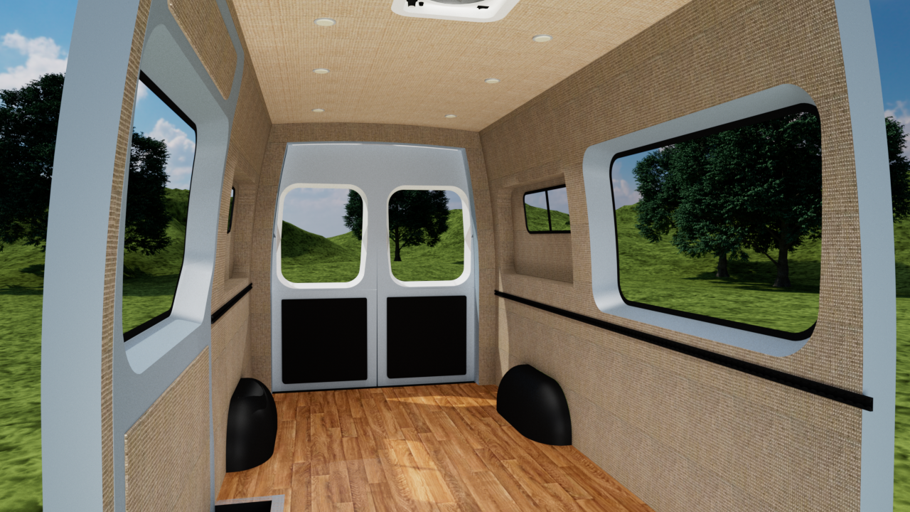 Alpine Van Works Transit 148 Extended Panel Kit - Insulated Finish