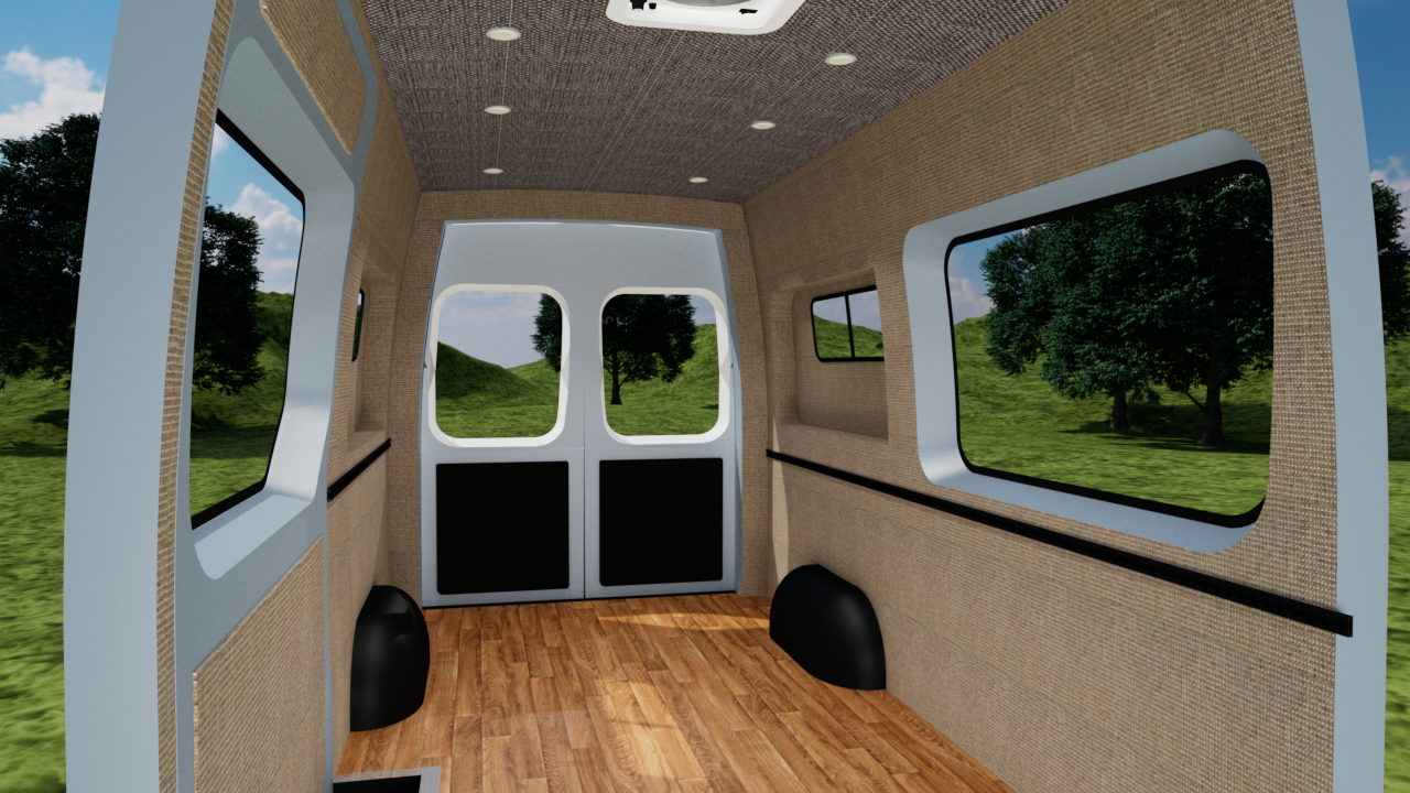Alpine Van Works Transit 148 Extended Panel Kit - Insulated Finish