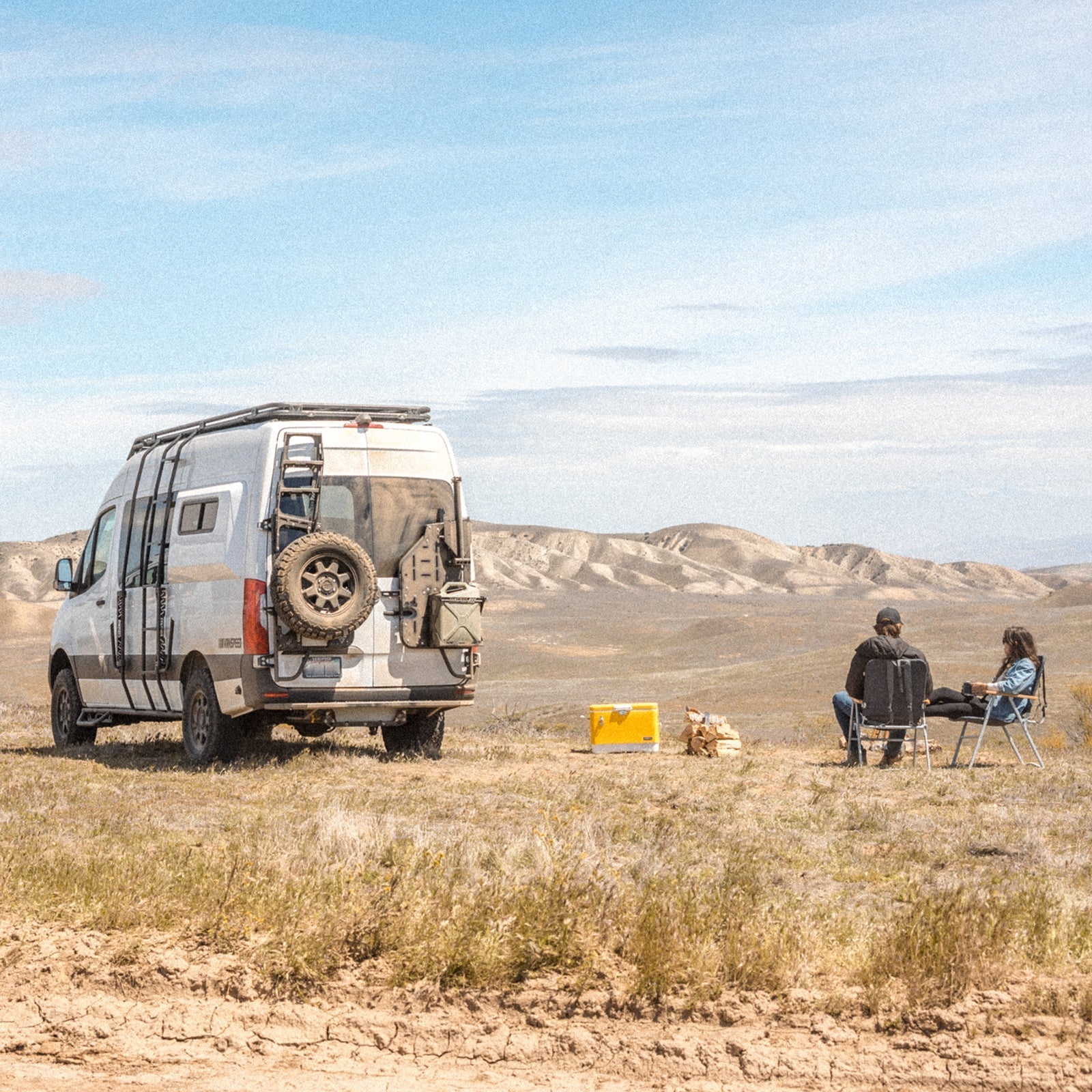 VANSPEED SPRINTER REAR DOOR LADDER & TIRE CARRIER (2019+)