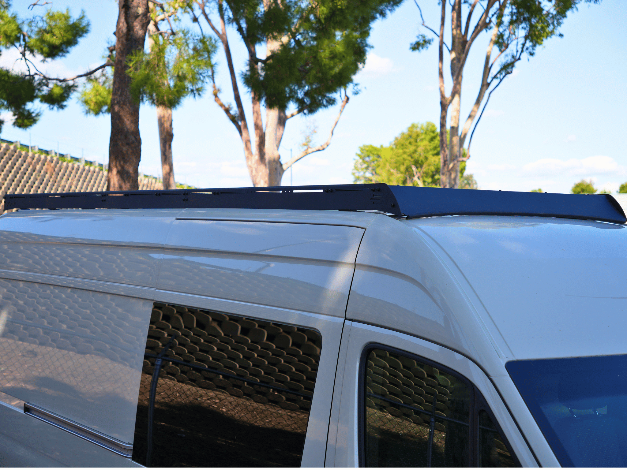 WHITE TOP ADVENTURES SPRINTER 170" HIGH ROOF STEALTH 2.0 ROOF RACK SYSTEM