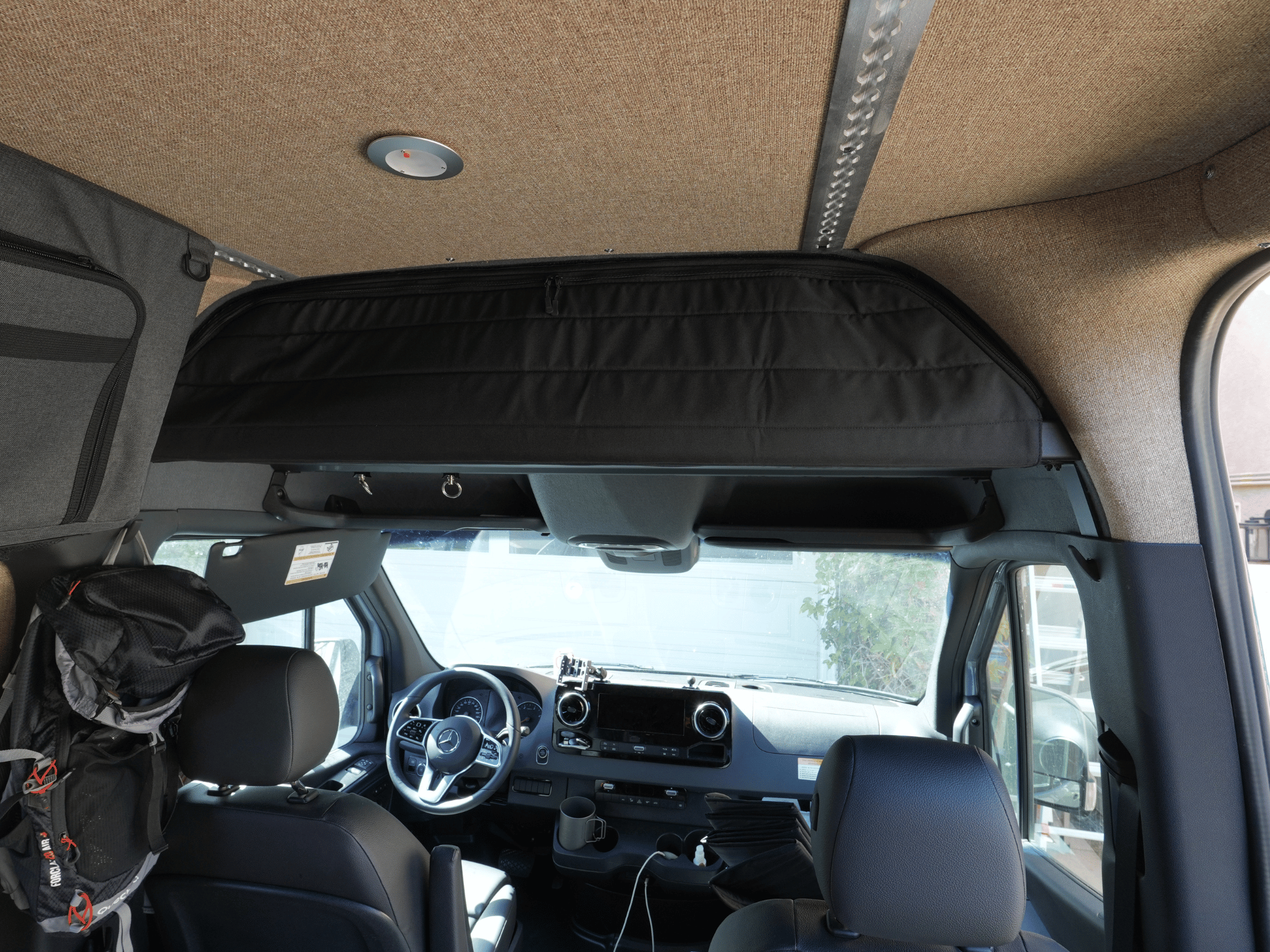 WHITE TOP ADVENTURES® SPRINTER OVERHEAD HEADLINER SHELF COVER