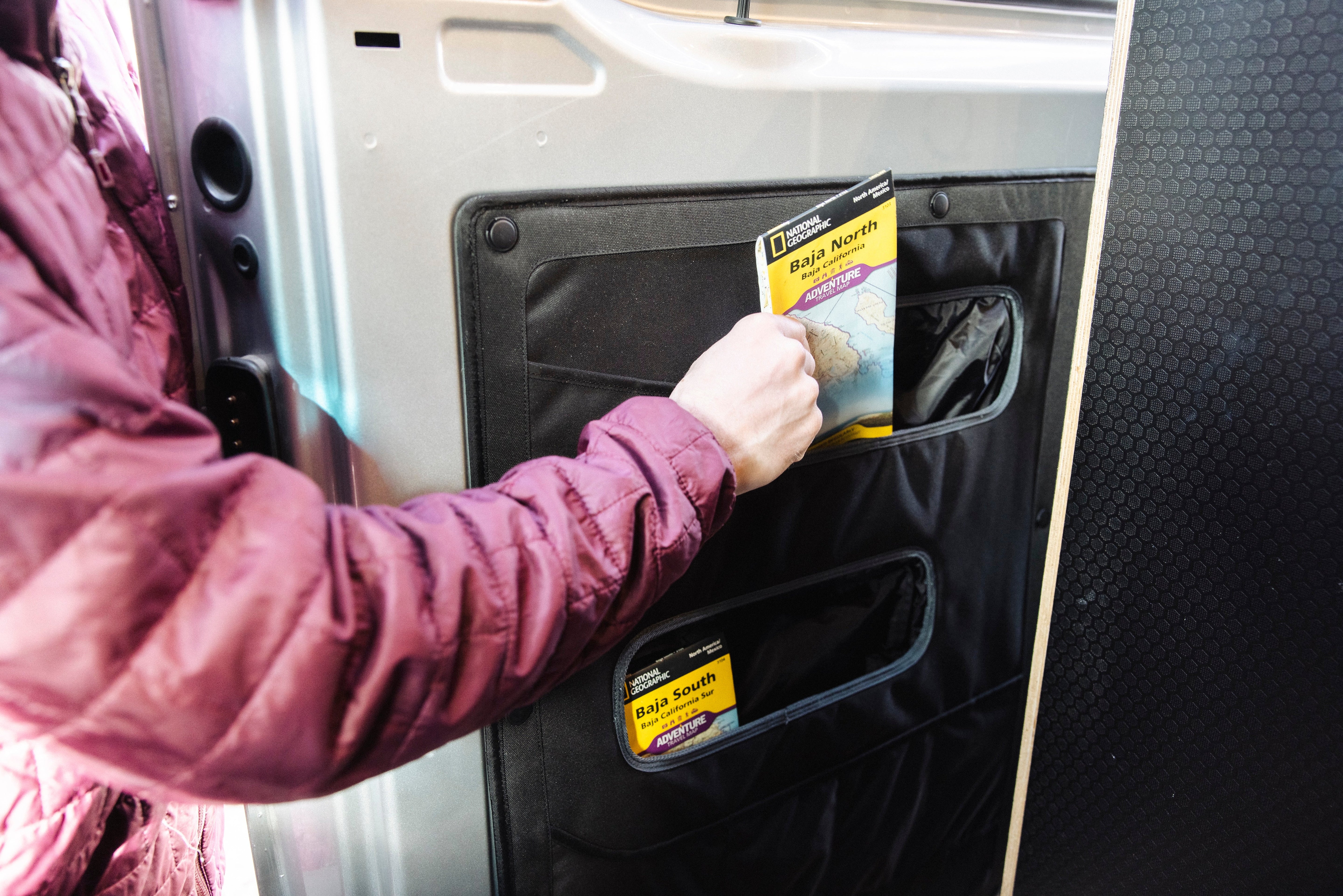 VanEssential Transit Lower Sliding Door Storage Panel