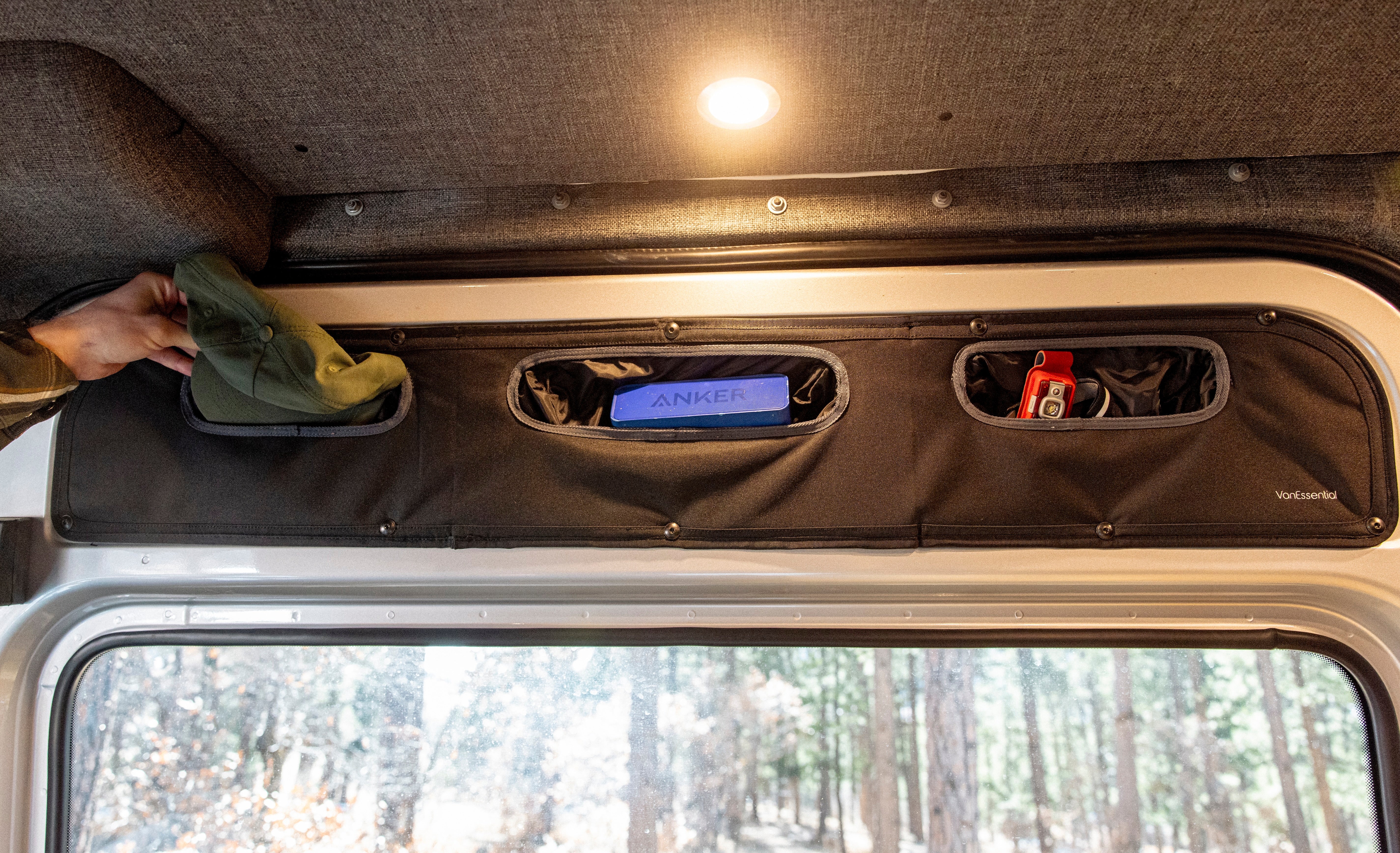 VanEssential Transit Upper Sliding Door Storage Panel