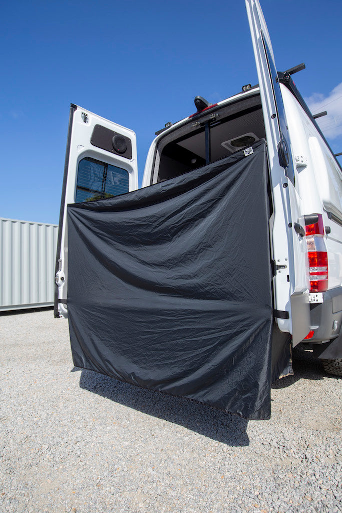 VANNON OVERLAND REAR DOOR INTERIOR SHOWER CURTAIN