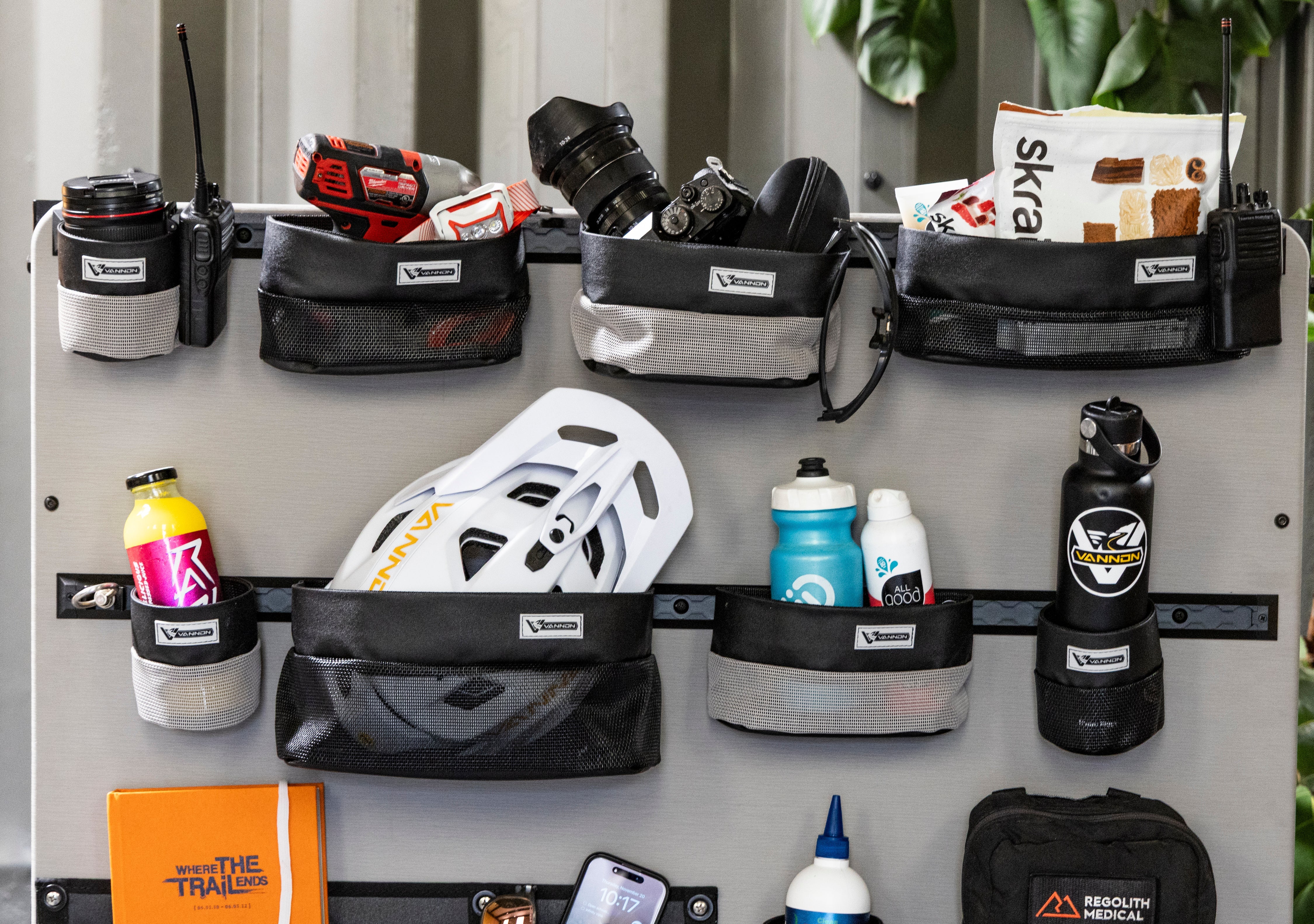 Vannon Modular Utility Basket & Bottle Holder System
