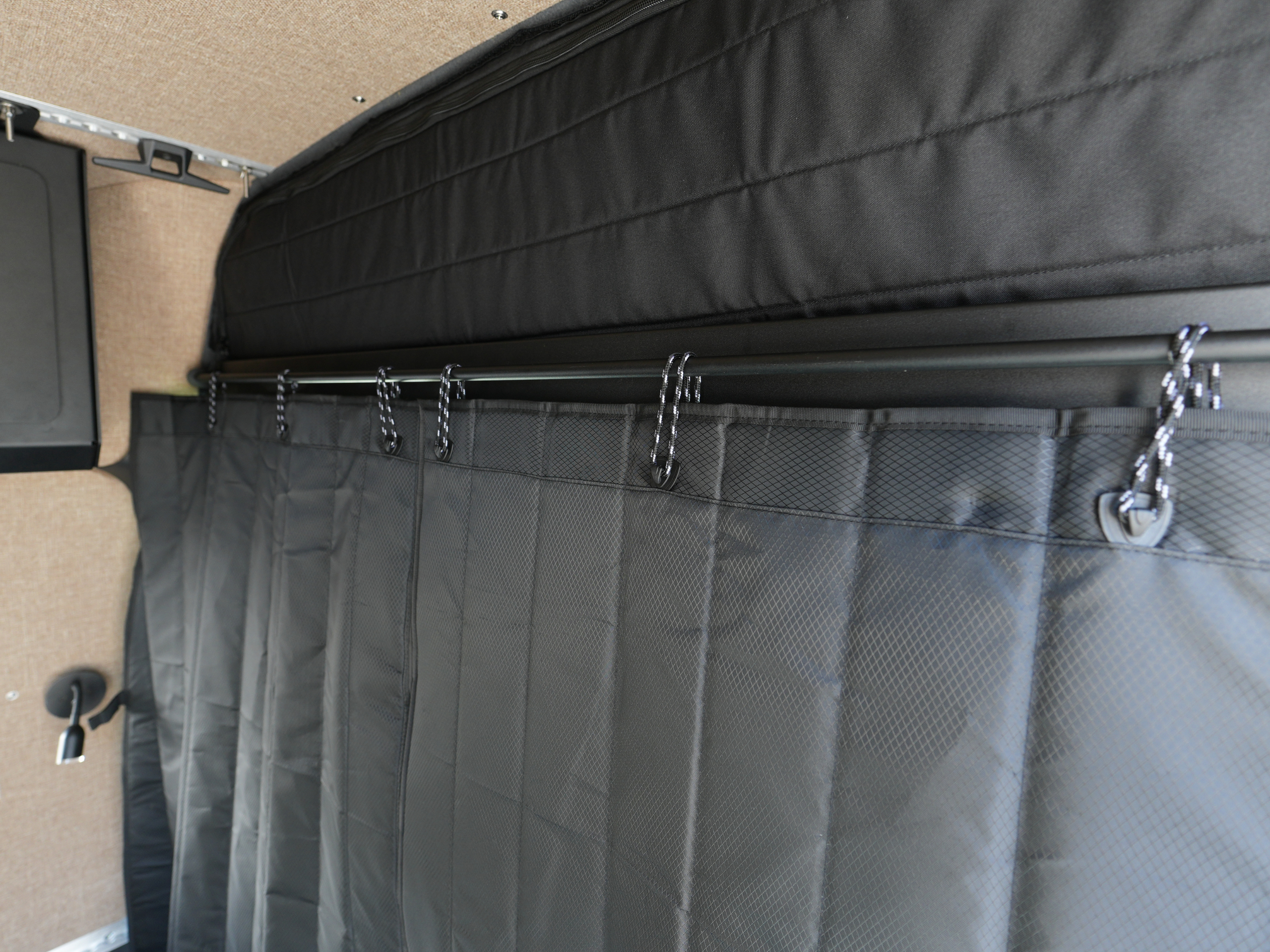 WHITE TOP ADVENTURES SPRINTER COMPARTMENT HEADLINER INSULATED CURTAIN