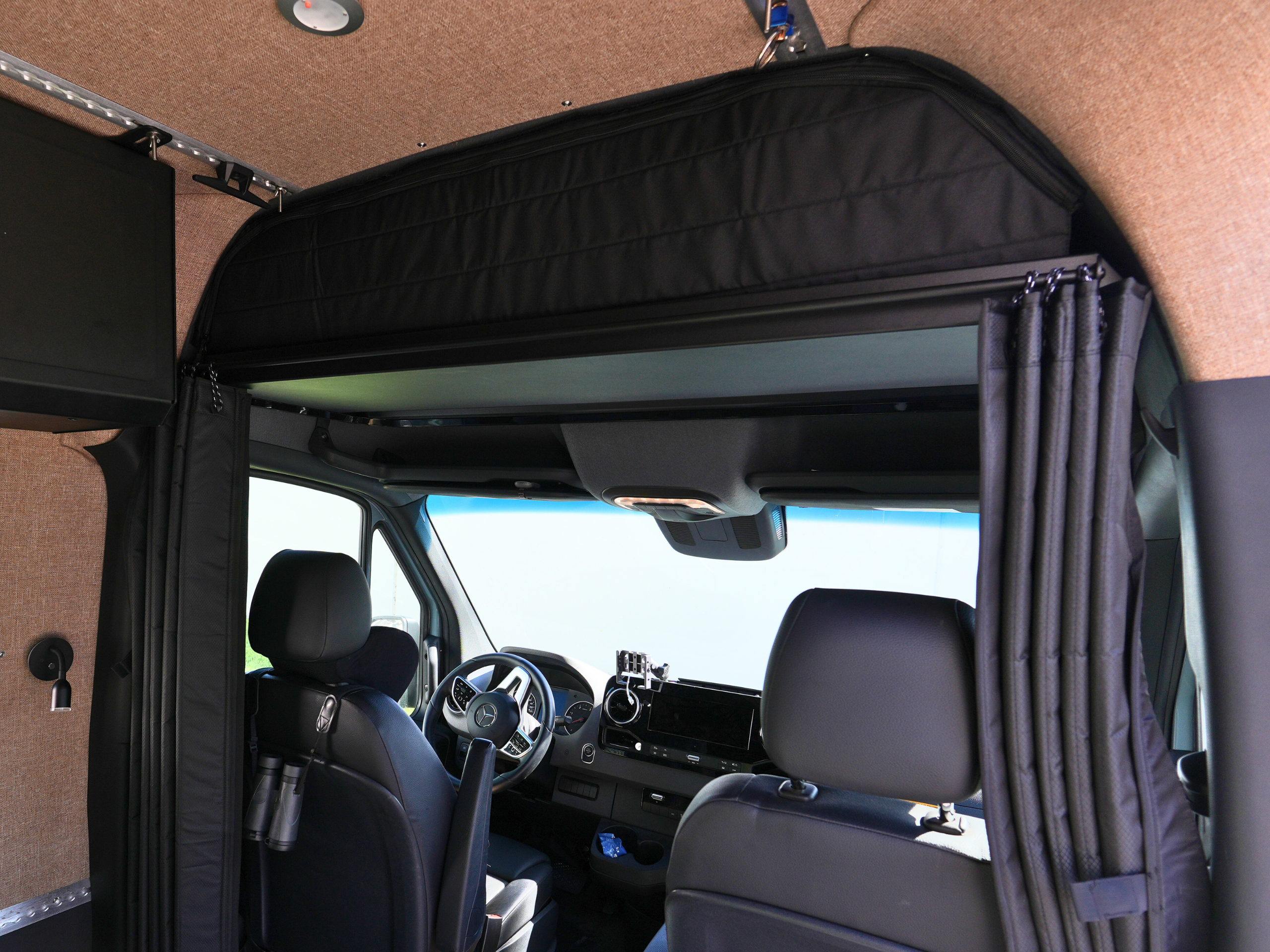 WHITE TOP ADVENTURES SPRINTER COMPARTMENT HEADLINER INSULATED CURTAIN