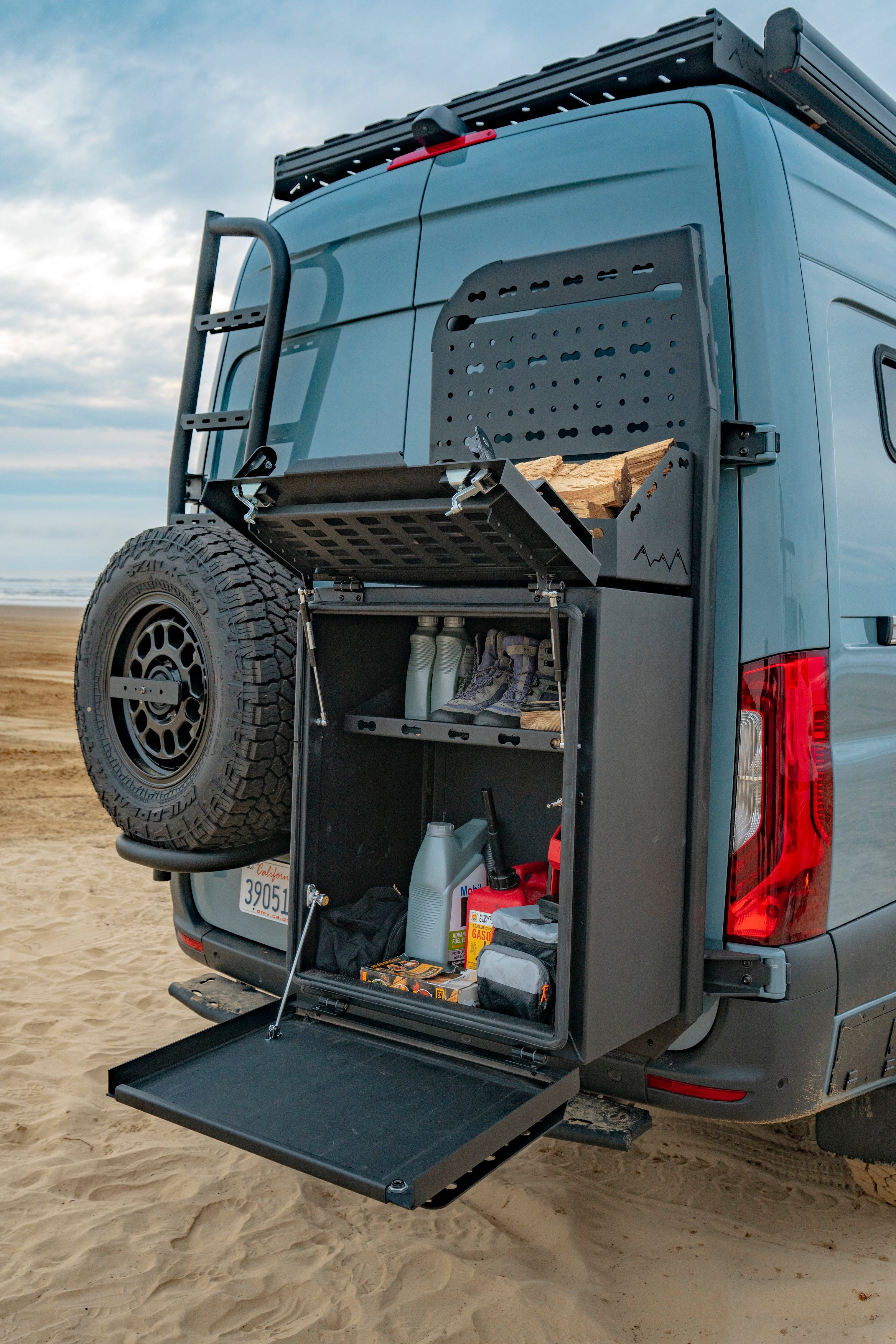 WHITE TOP ADVENTURES UNIVERSAL VAN REAR DOOR ATLAS STORAGE BOX
