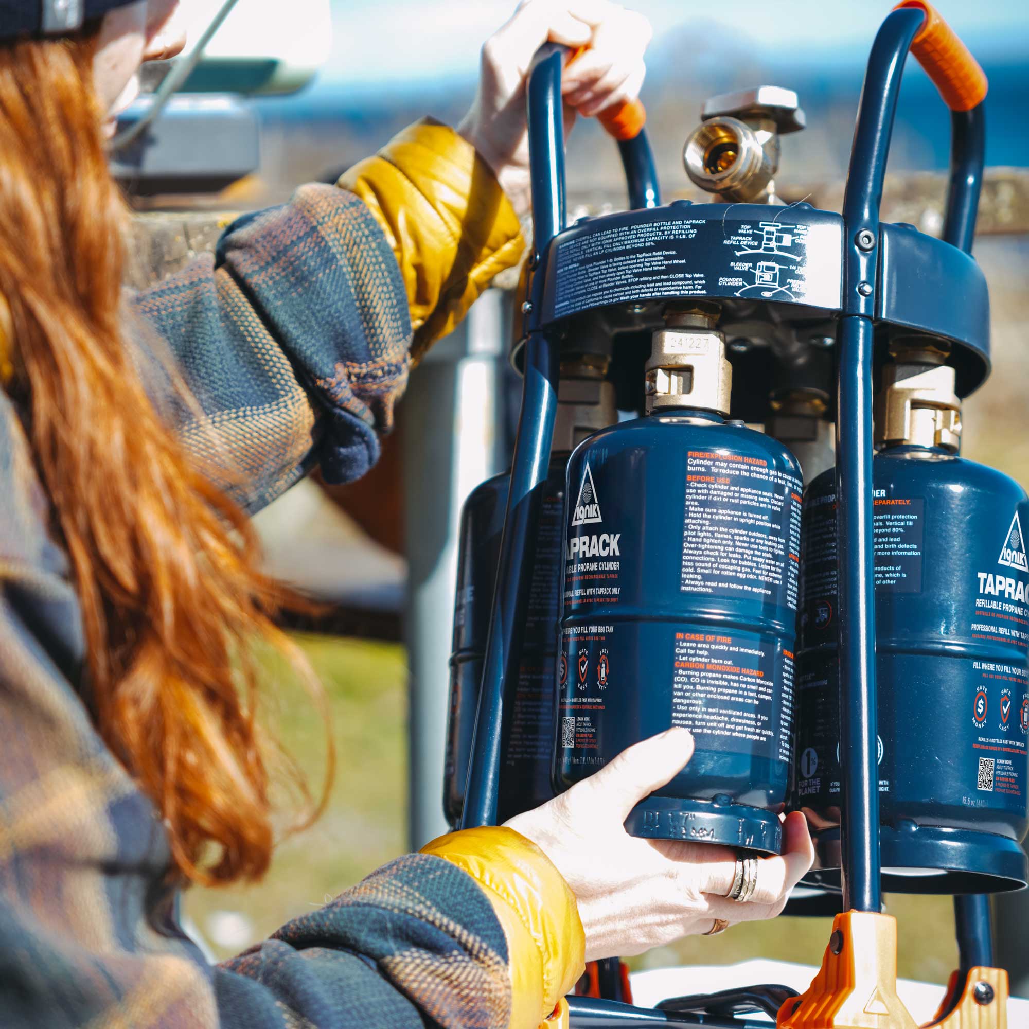 IGNIK® TAPRACK™ REFILLABLE PROPANE SYSTEM KIT